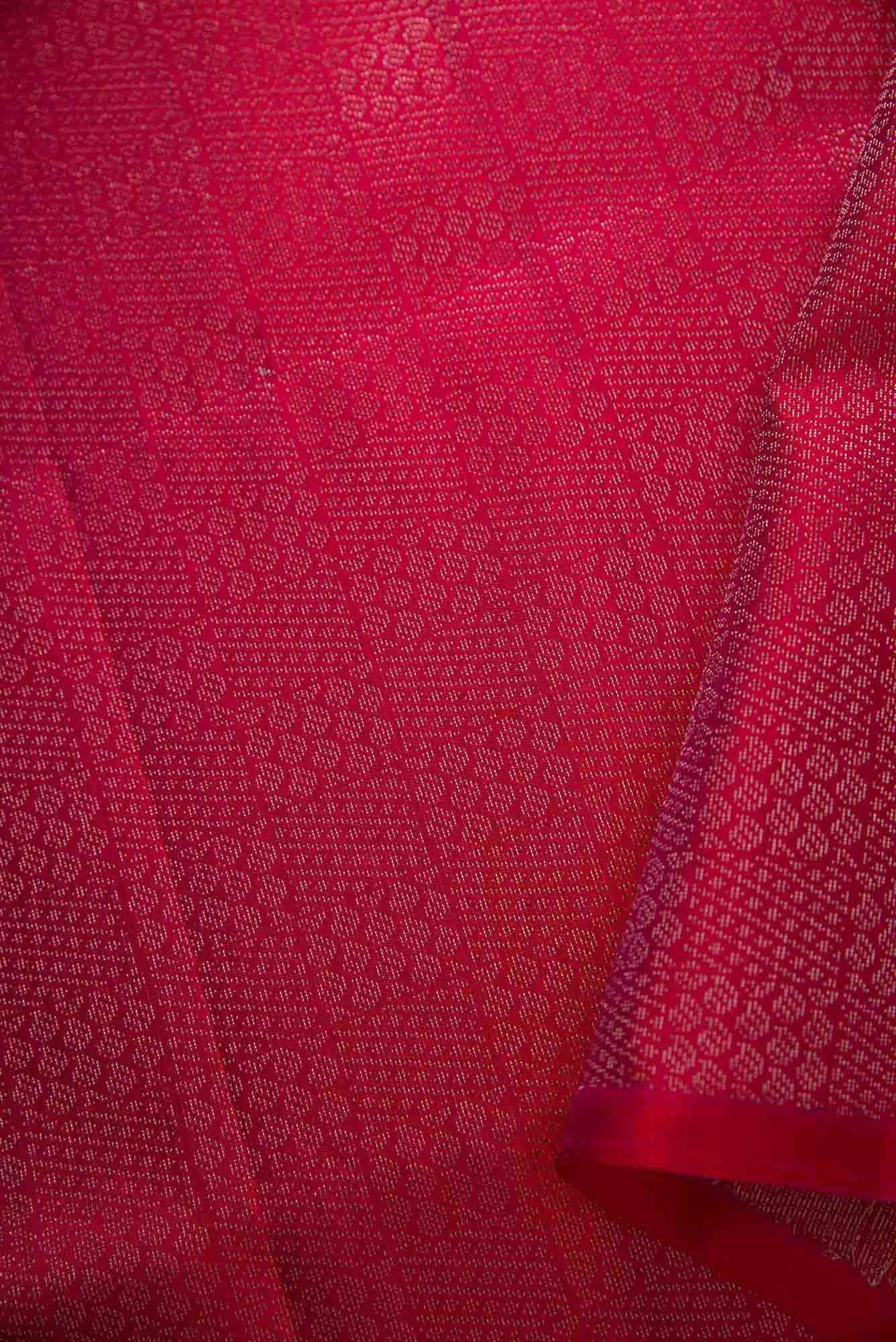Pink Kanchipuram Silk Dress Material