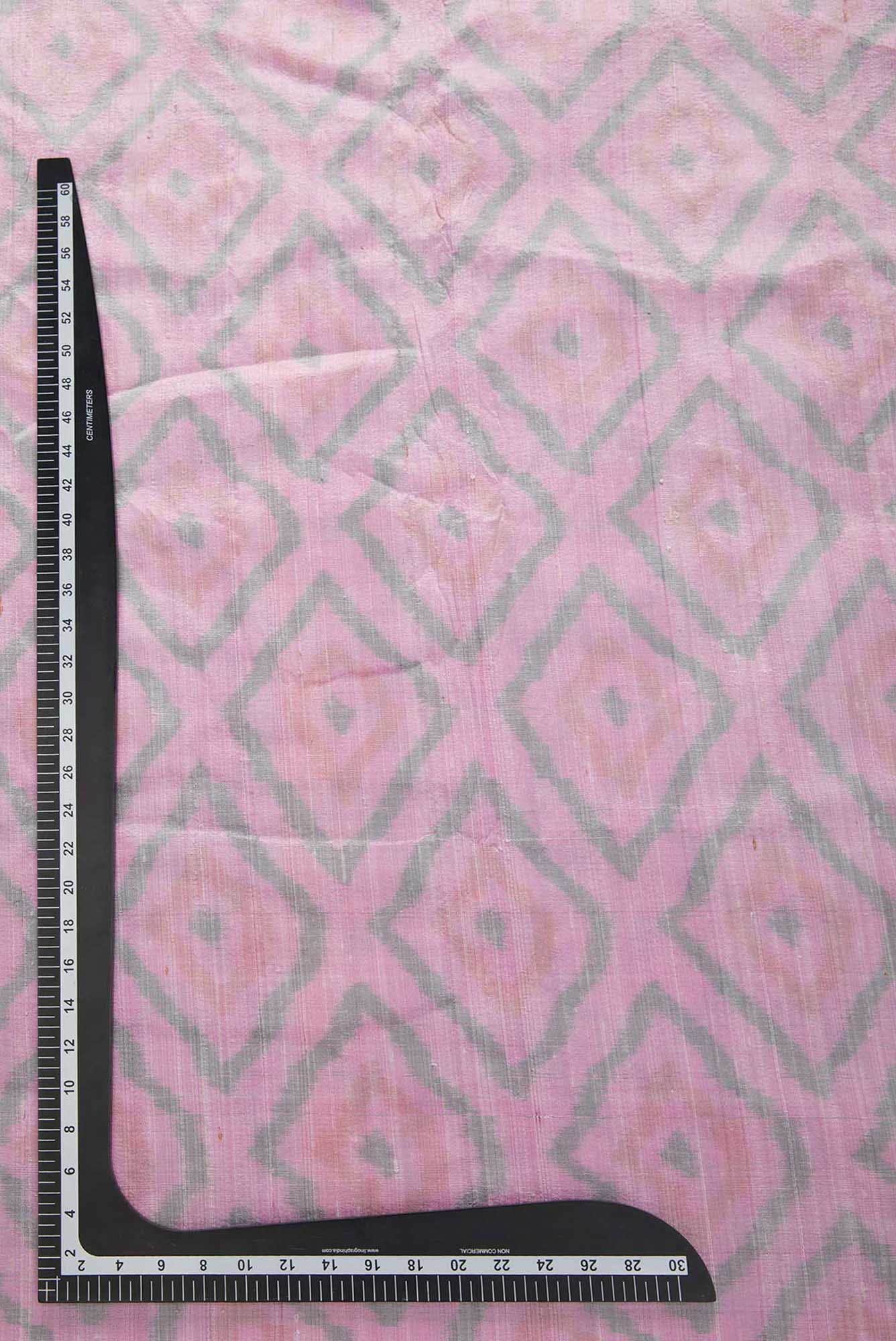 Lavender Raw Silk Dress Material