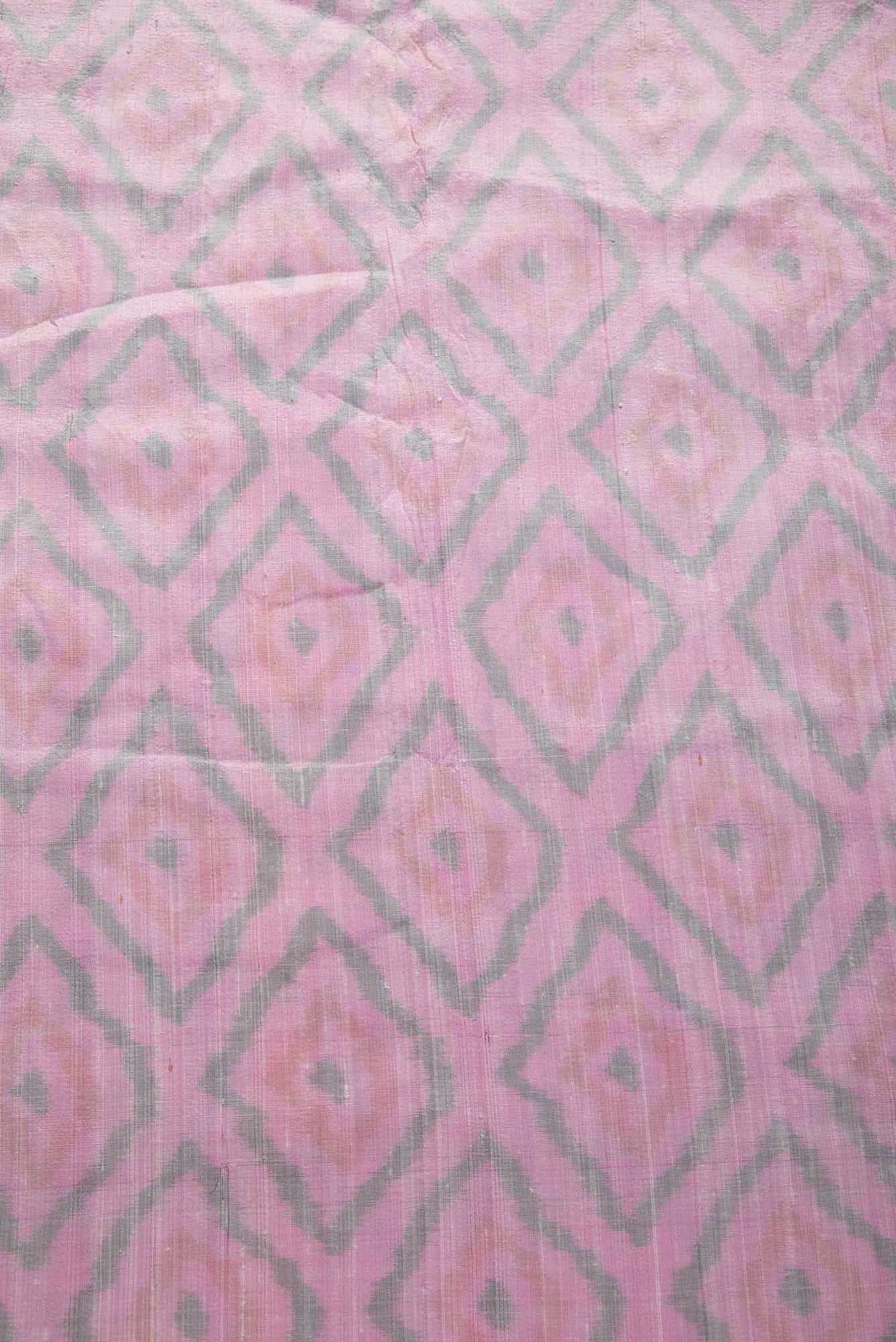 Lavender Raw Silk Dress Material