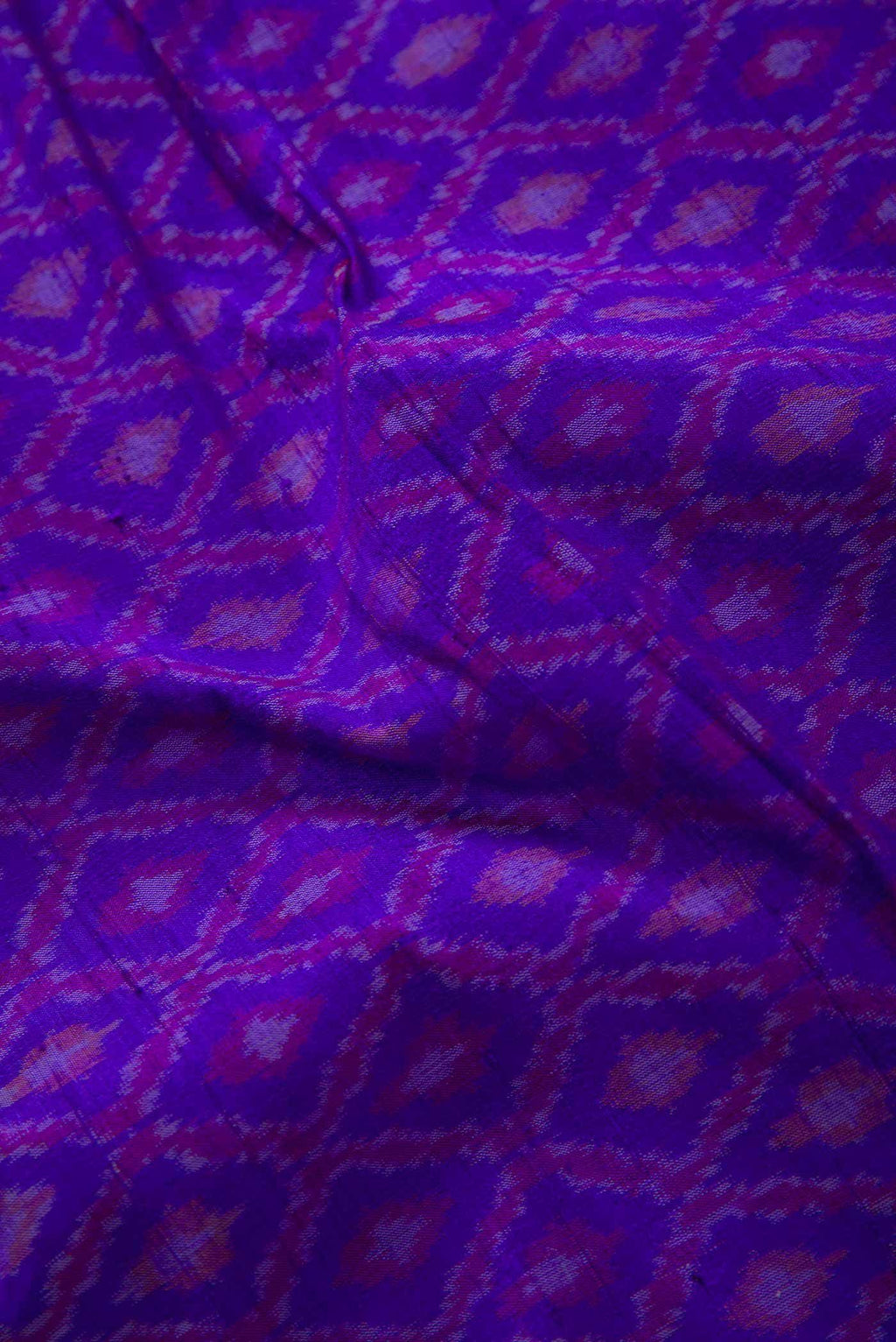 Royal Blue Raw Silk Dress Material
