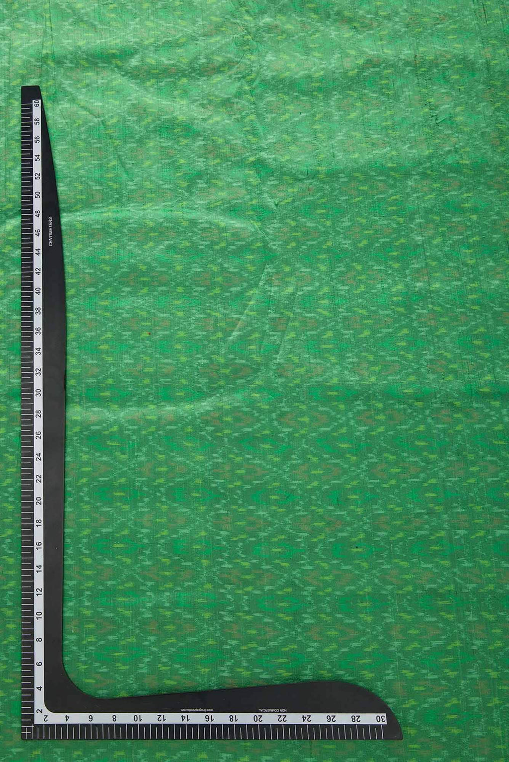 Green Raw Silk Dress Material