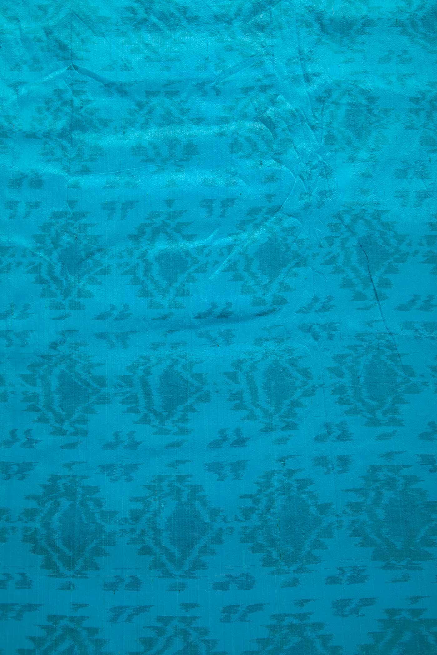 Sky Blue Raw Silk Dress Material