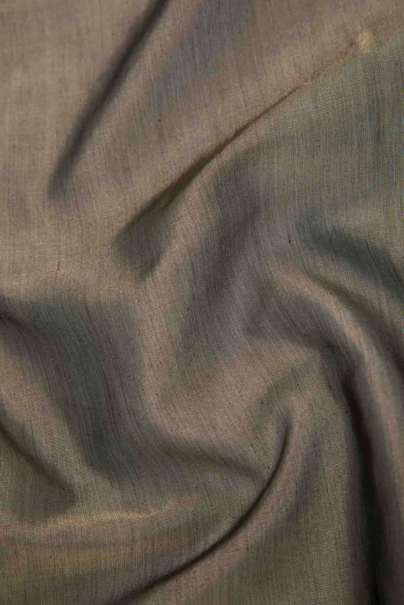 Grey Mysore Georgette Dress Material