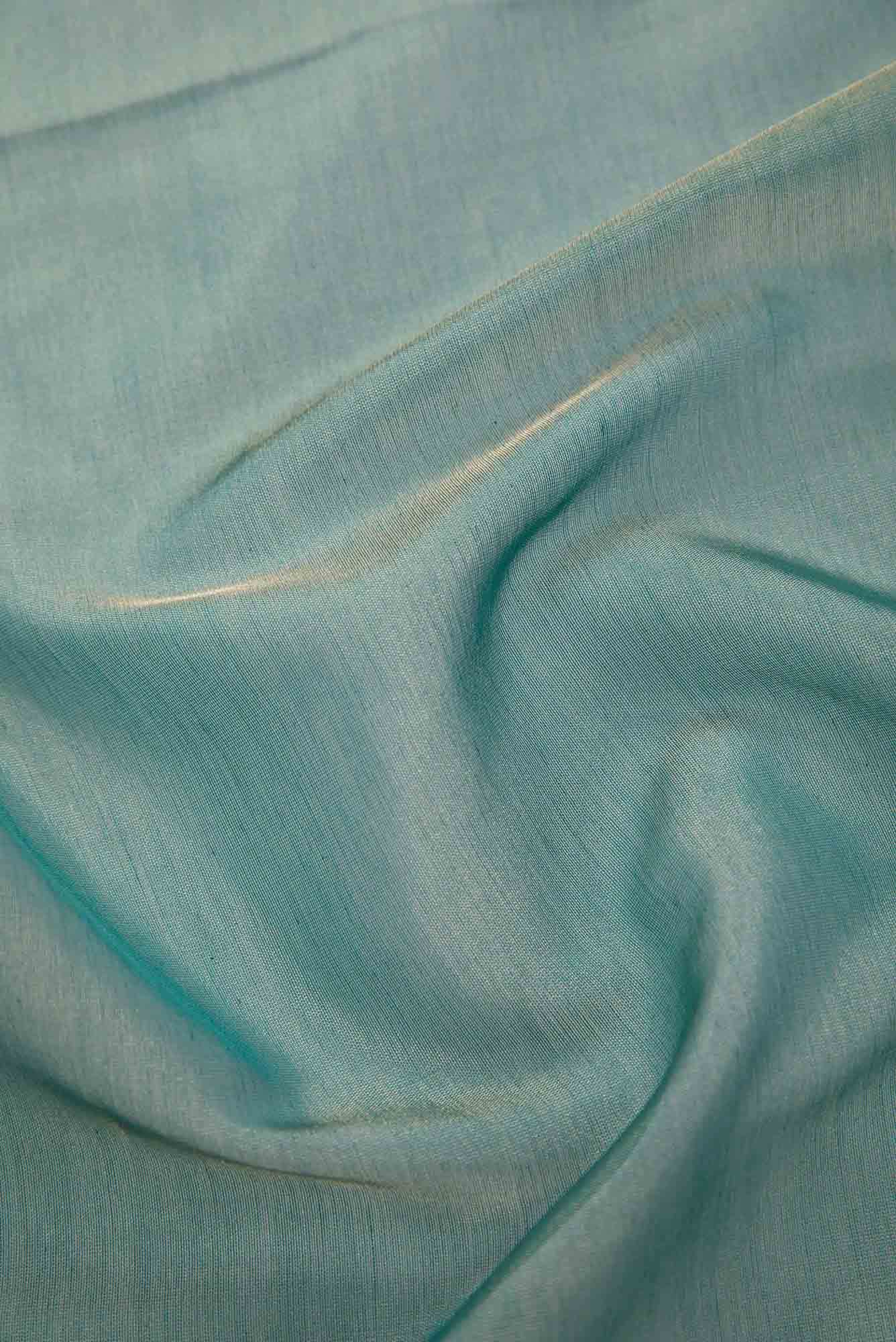 Blue Mysore Georgette Dress Material