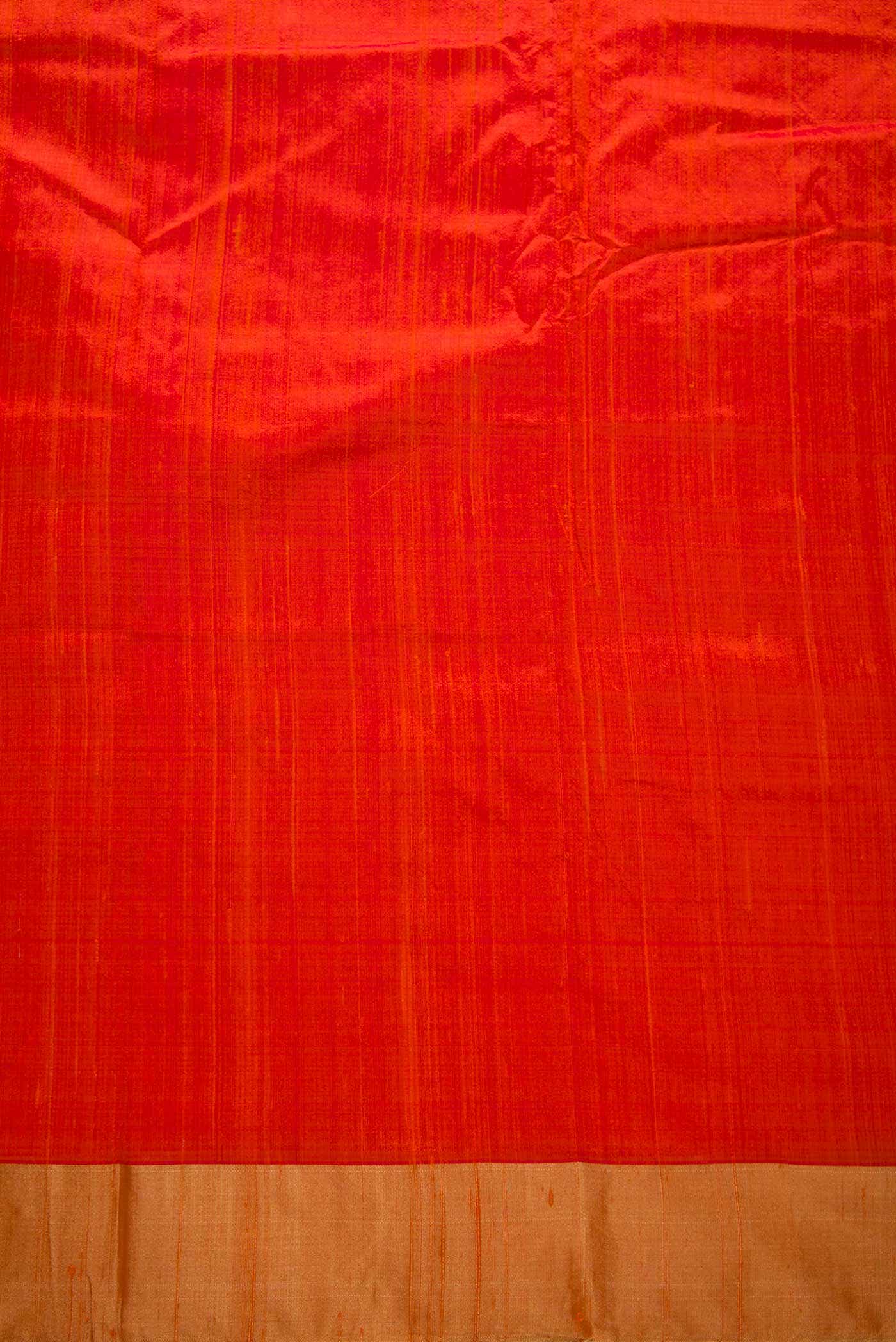 Orange Raw Silk Dress Material
