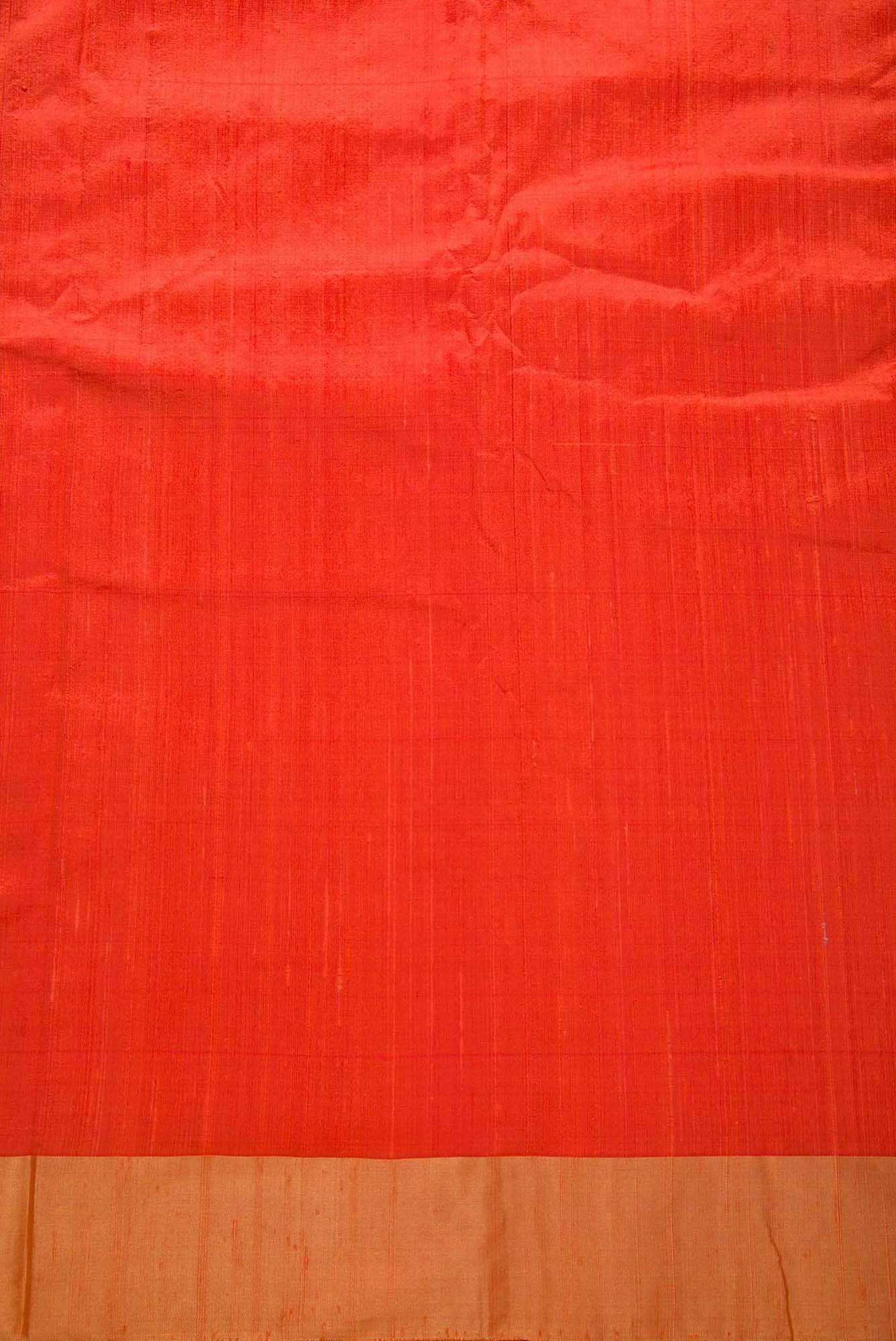 Peach Raw Silk Dress Material