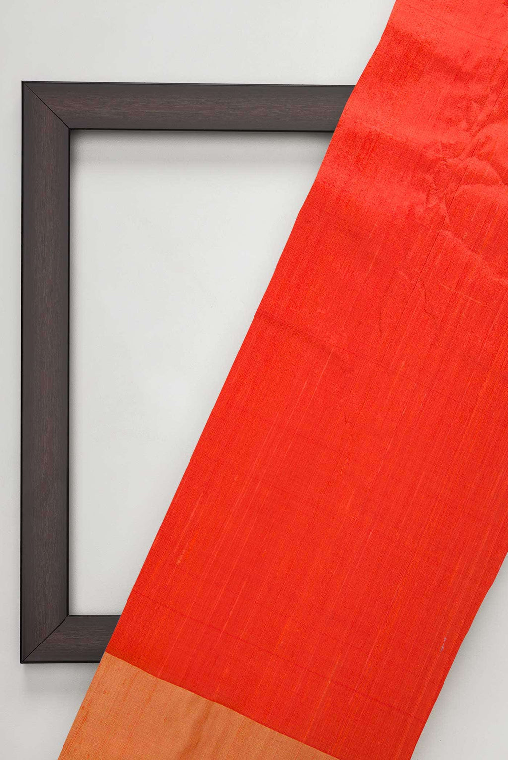 Peach Raw Silk Dress Material