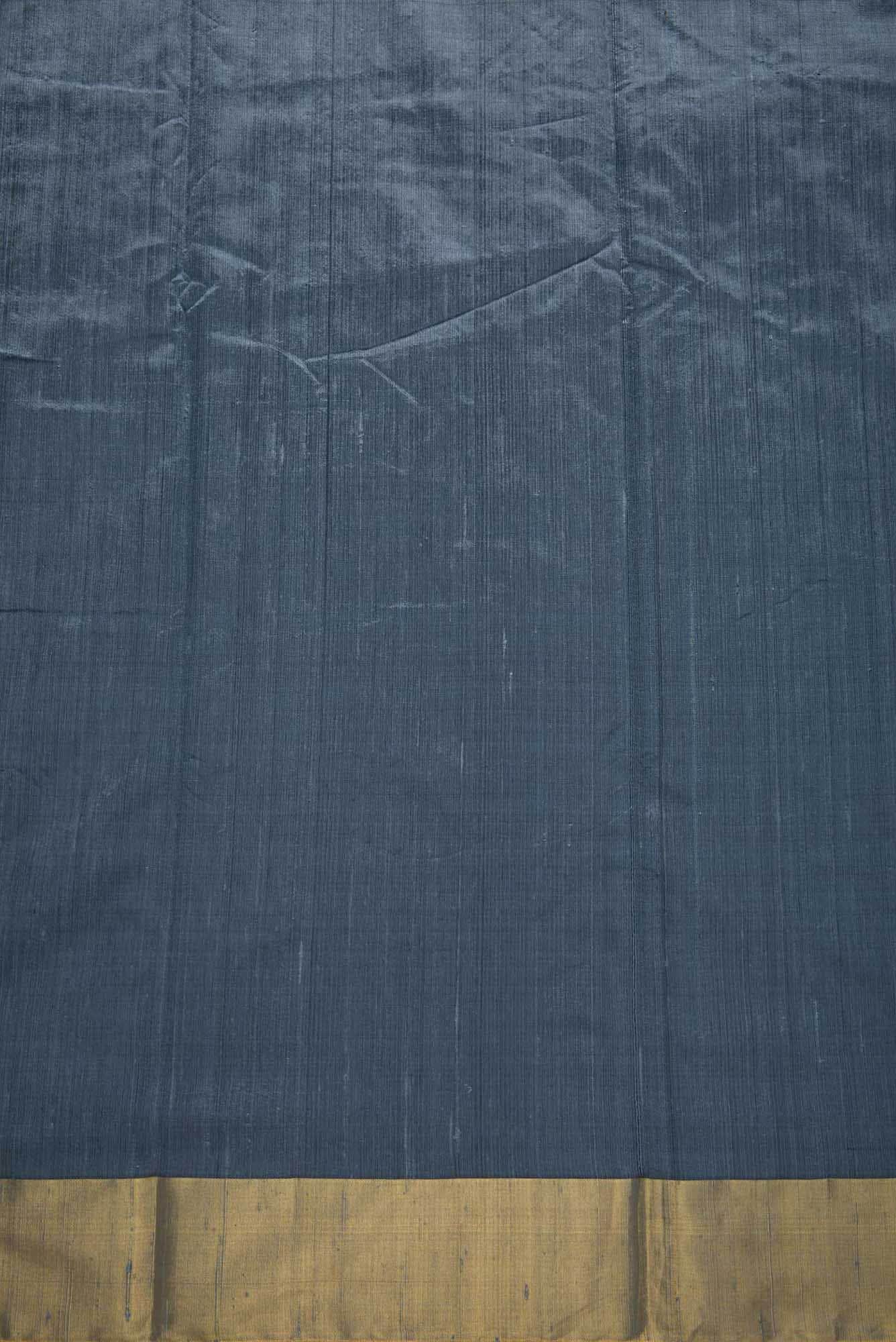 Grey Raw Silk Dress Material