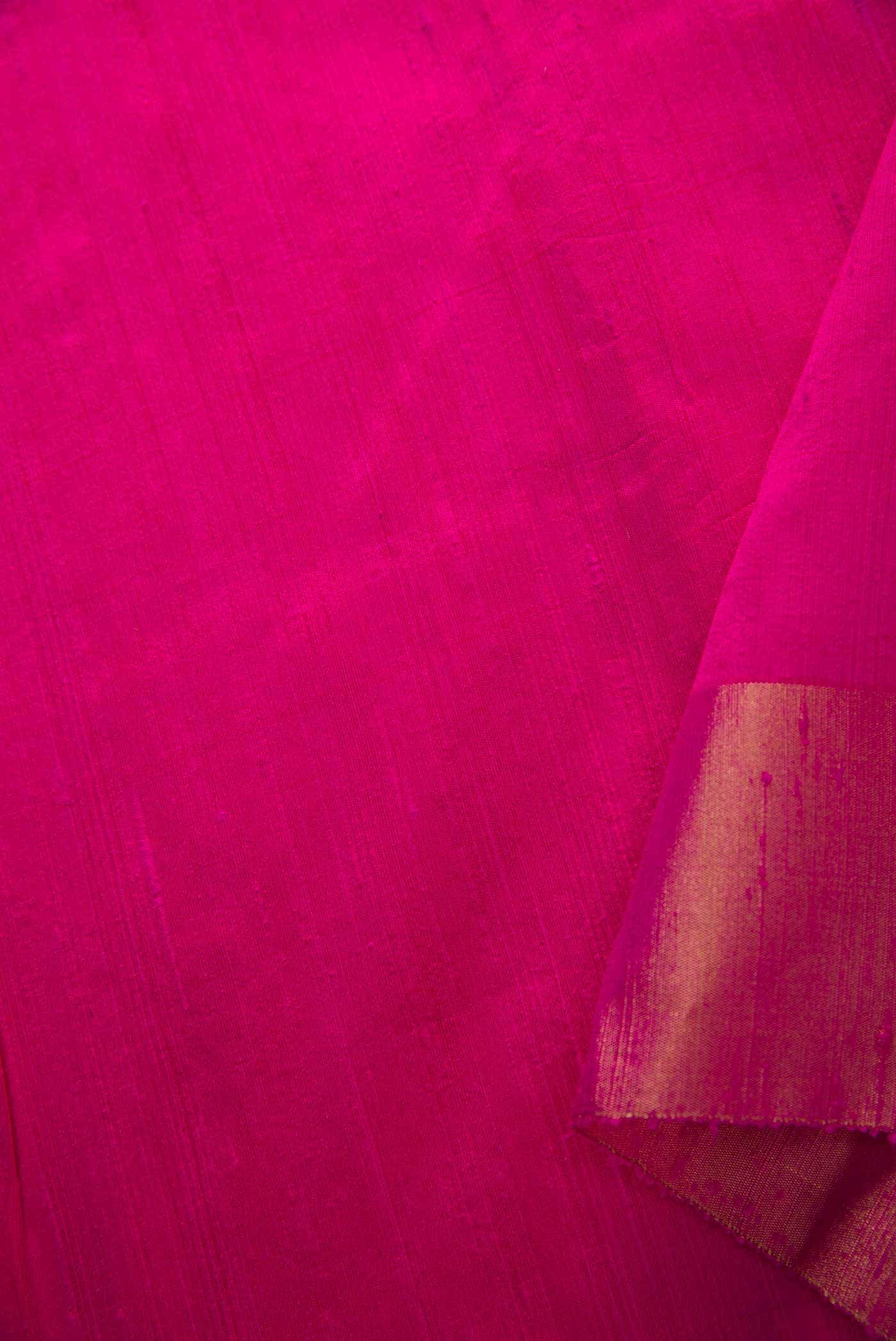 Dark Pink Raw Silk Dress Material