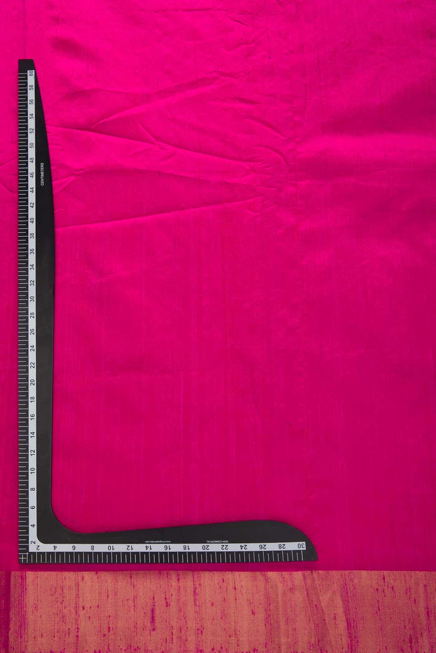 Dark Pink Raw Silk Dress Material