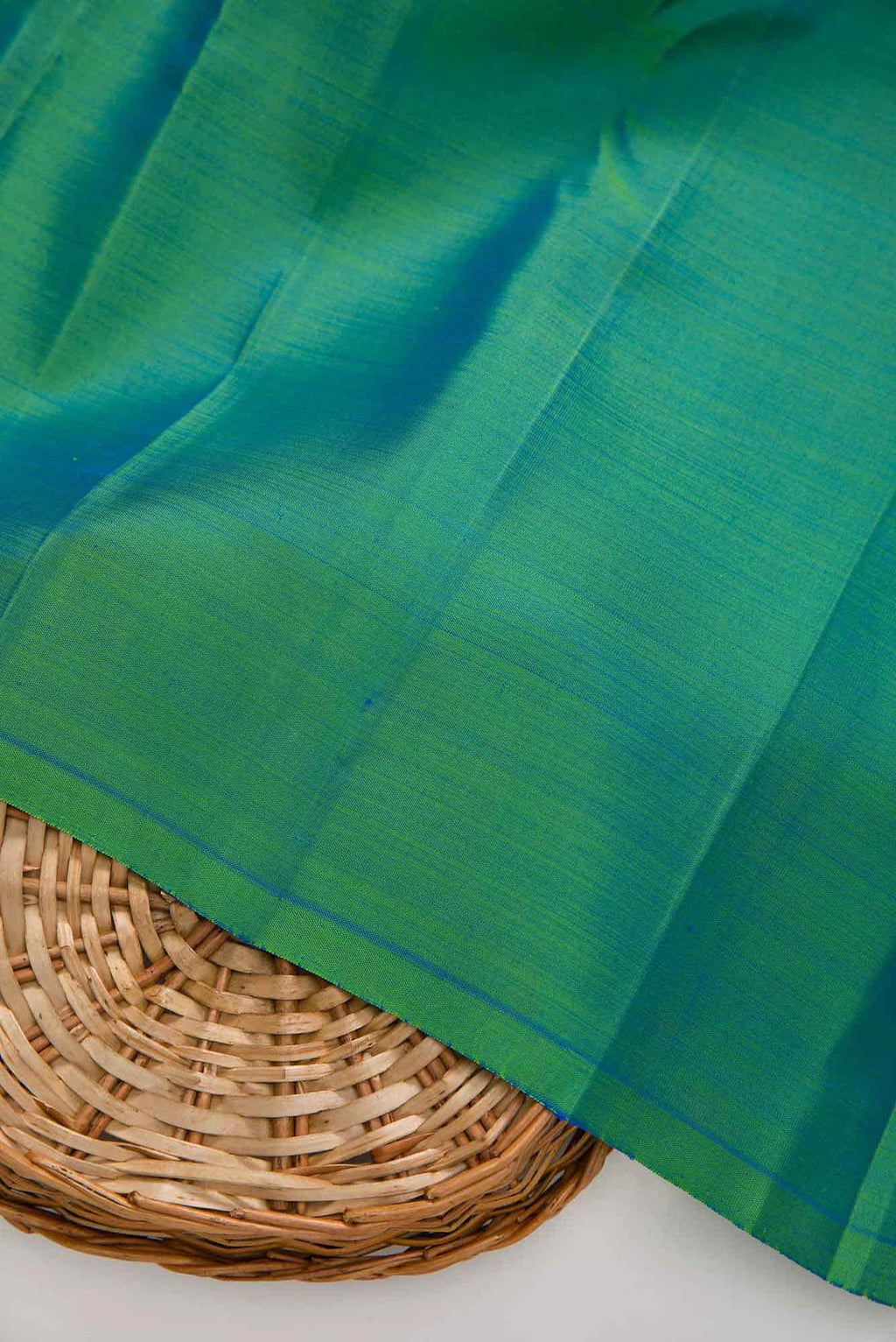 Green Kanchipuram Silk Dress Material