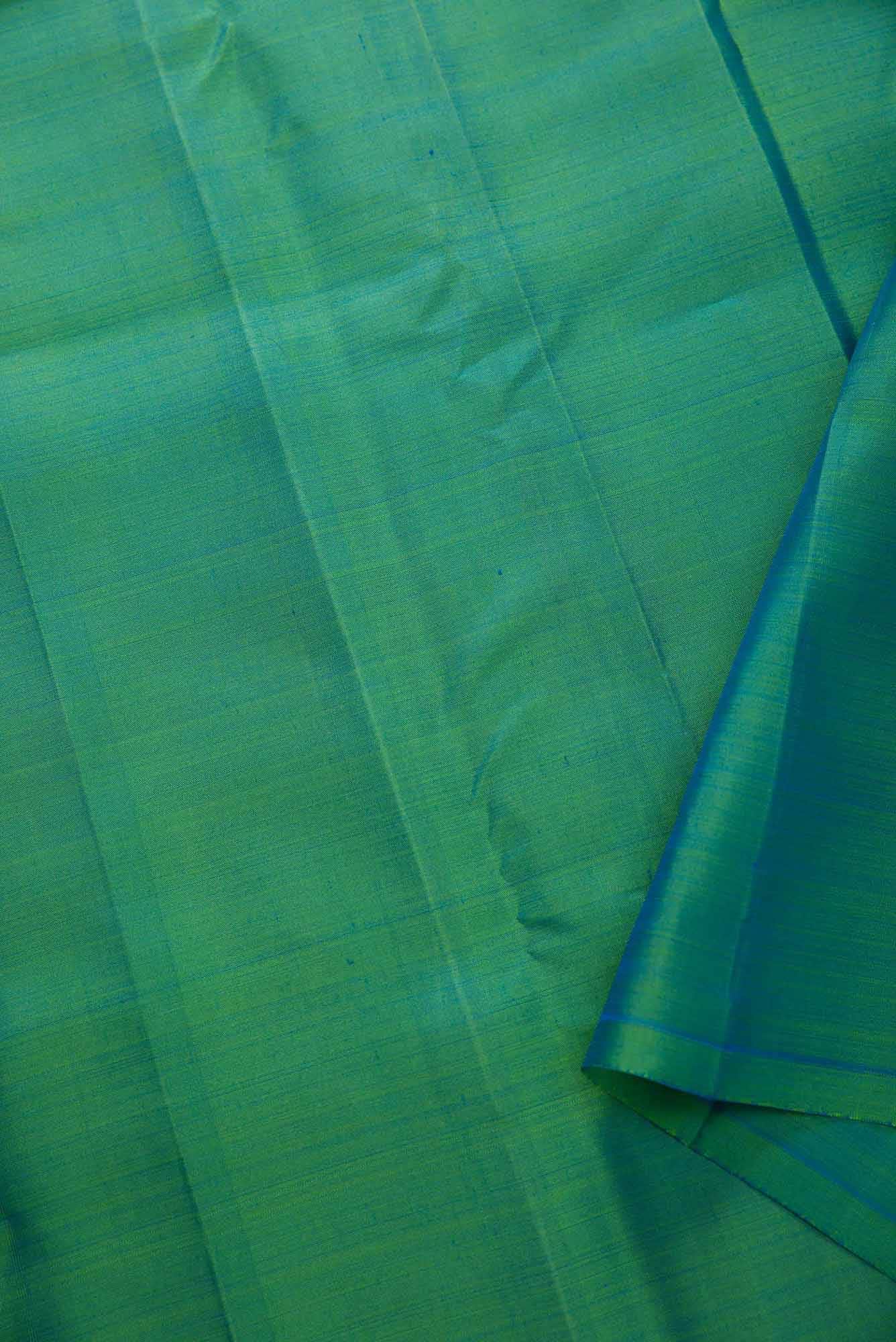 Green Kanchipuram Silk Dress Material