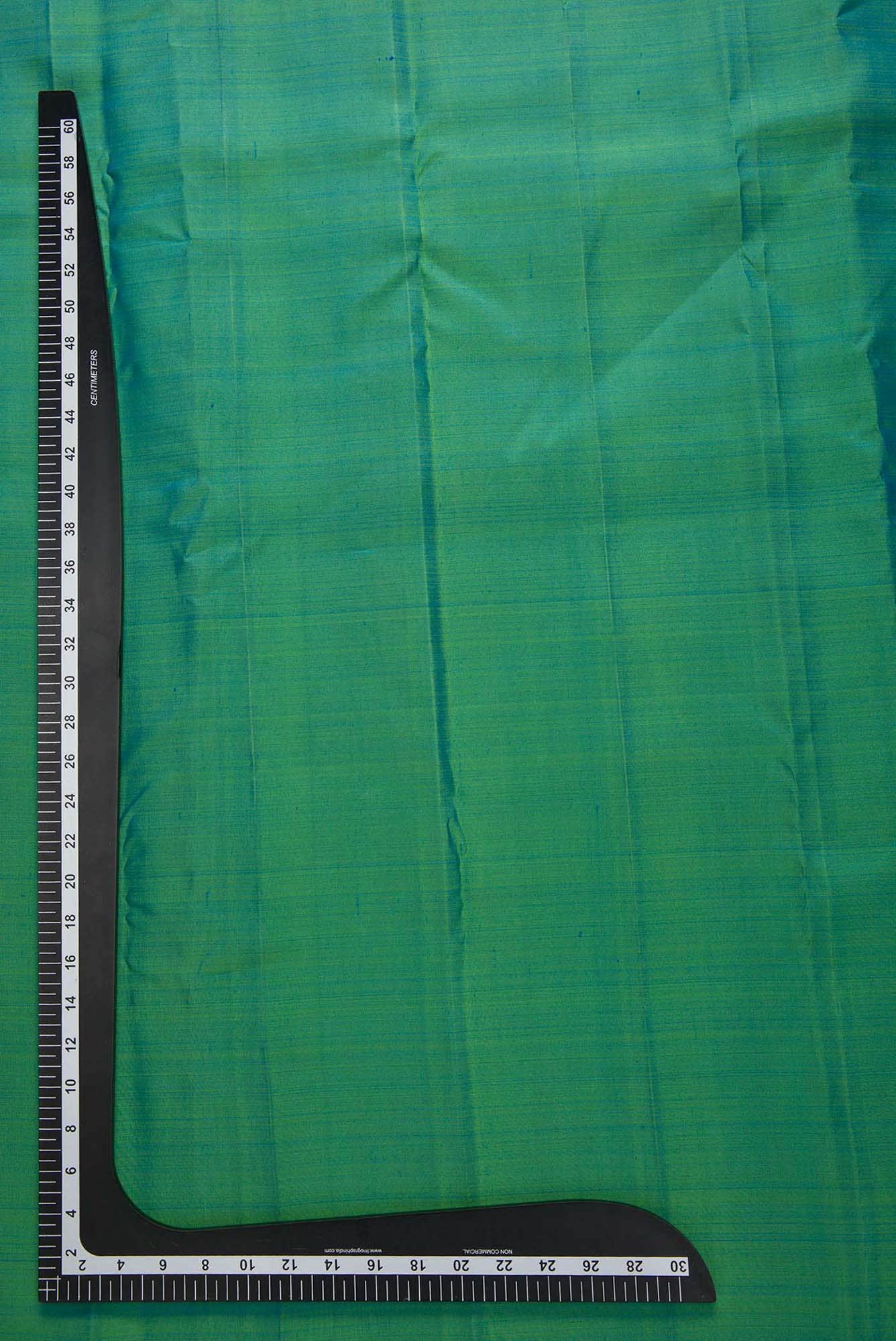 Green Kanchipuram Silk Dress Material