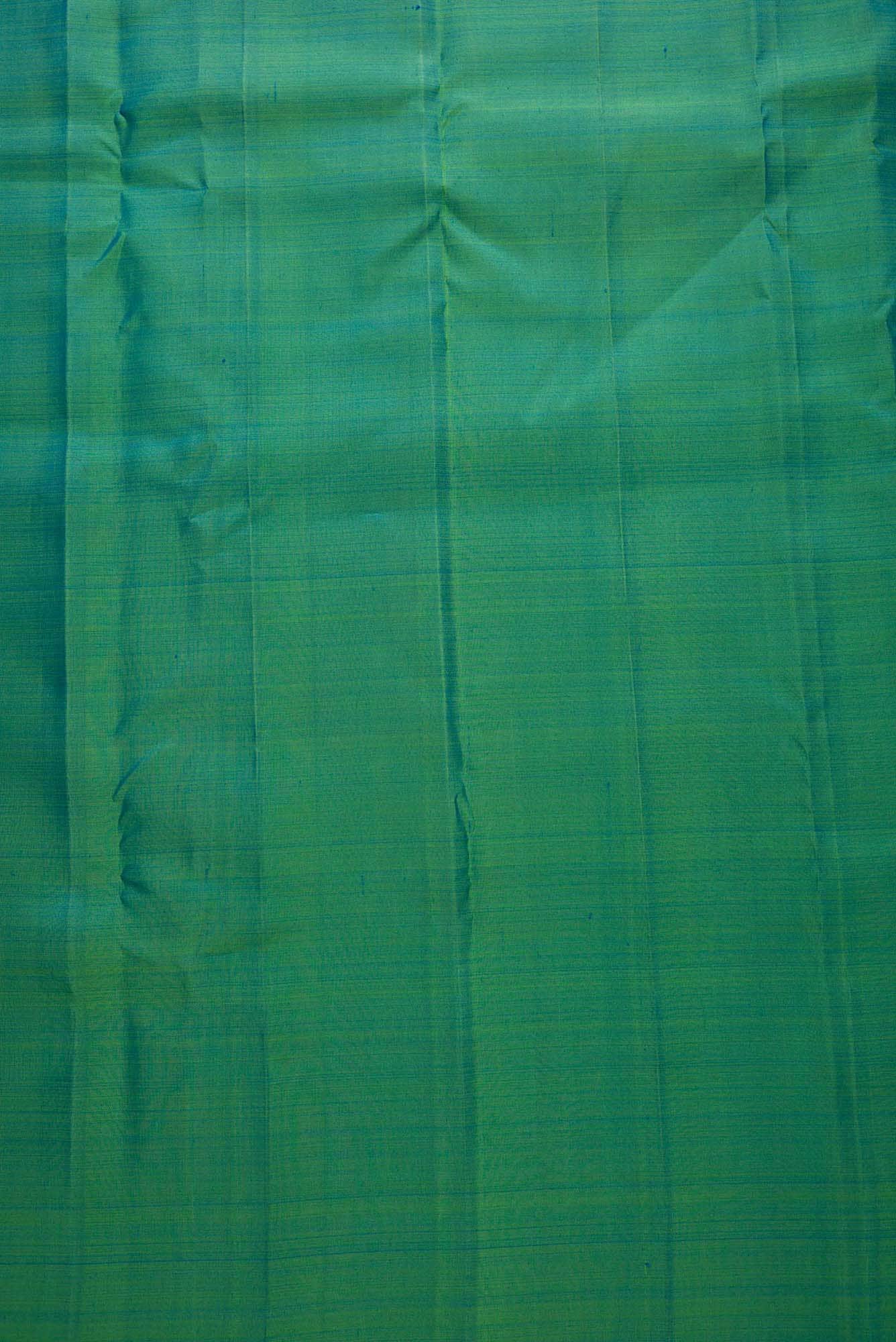 Green Kanchipuram Silk Dress Material