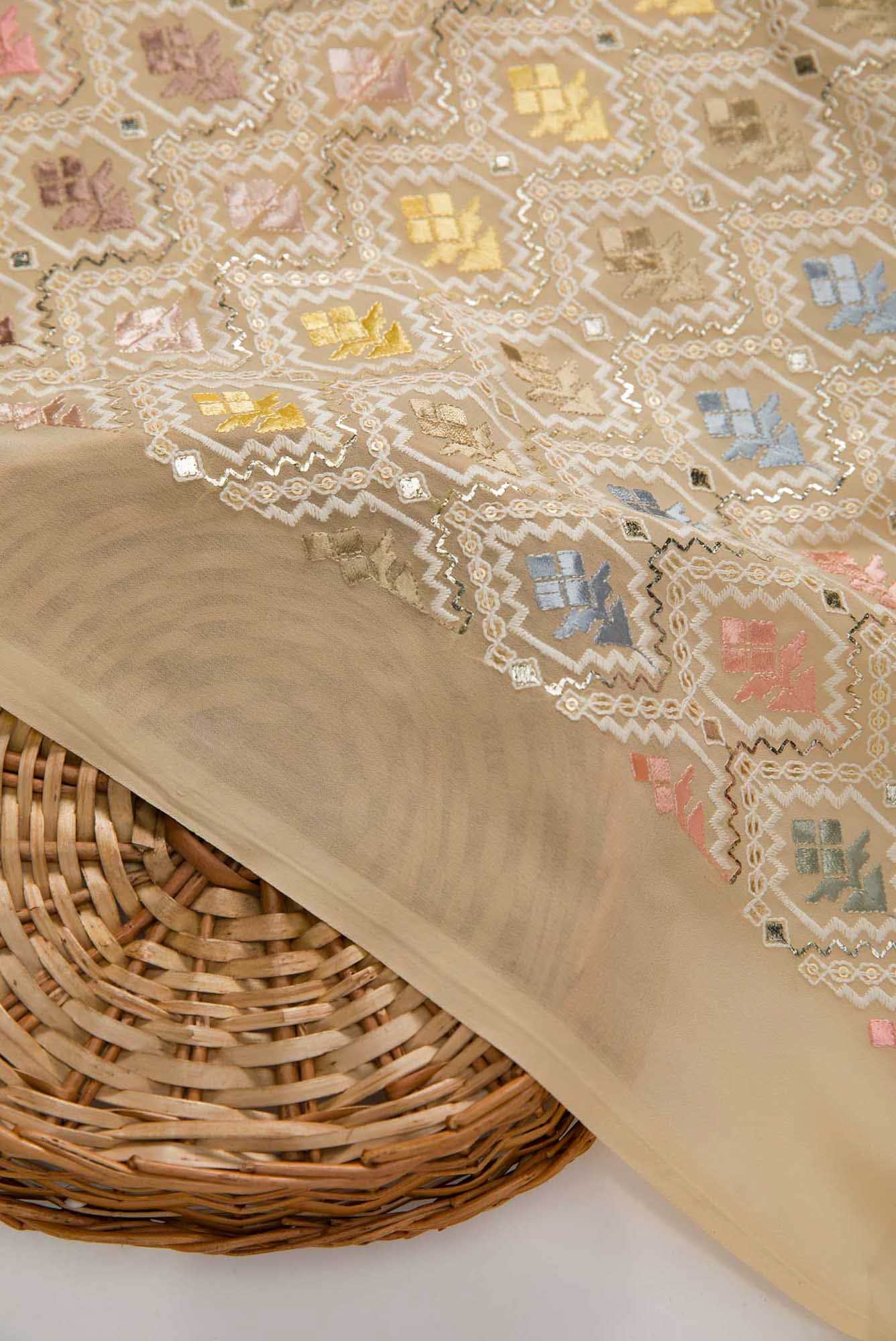 Sandal Georgette Dress Material
