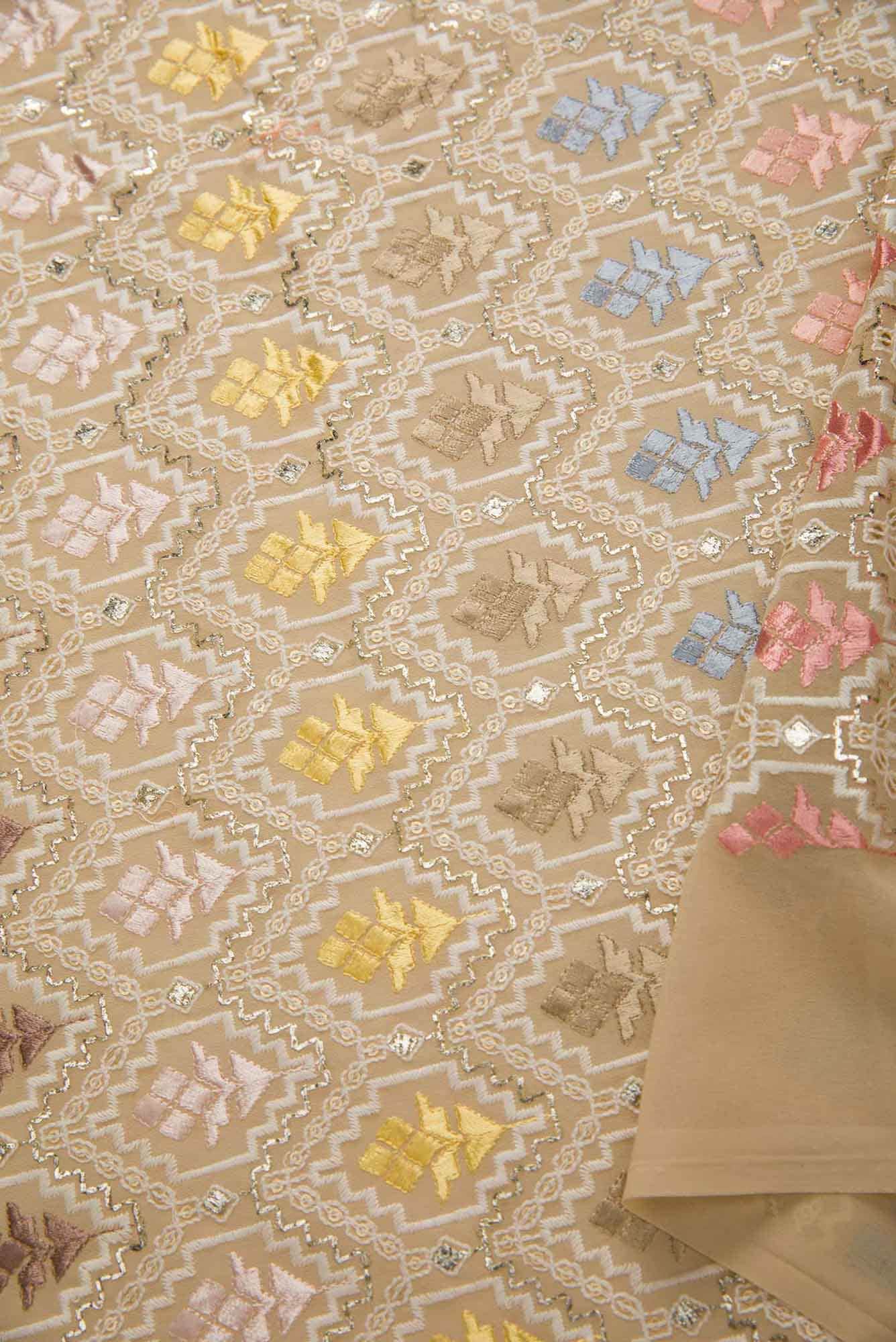 Sandal Georgette Dress Material