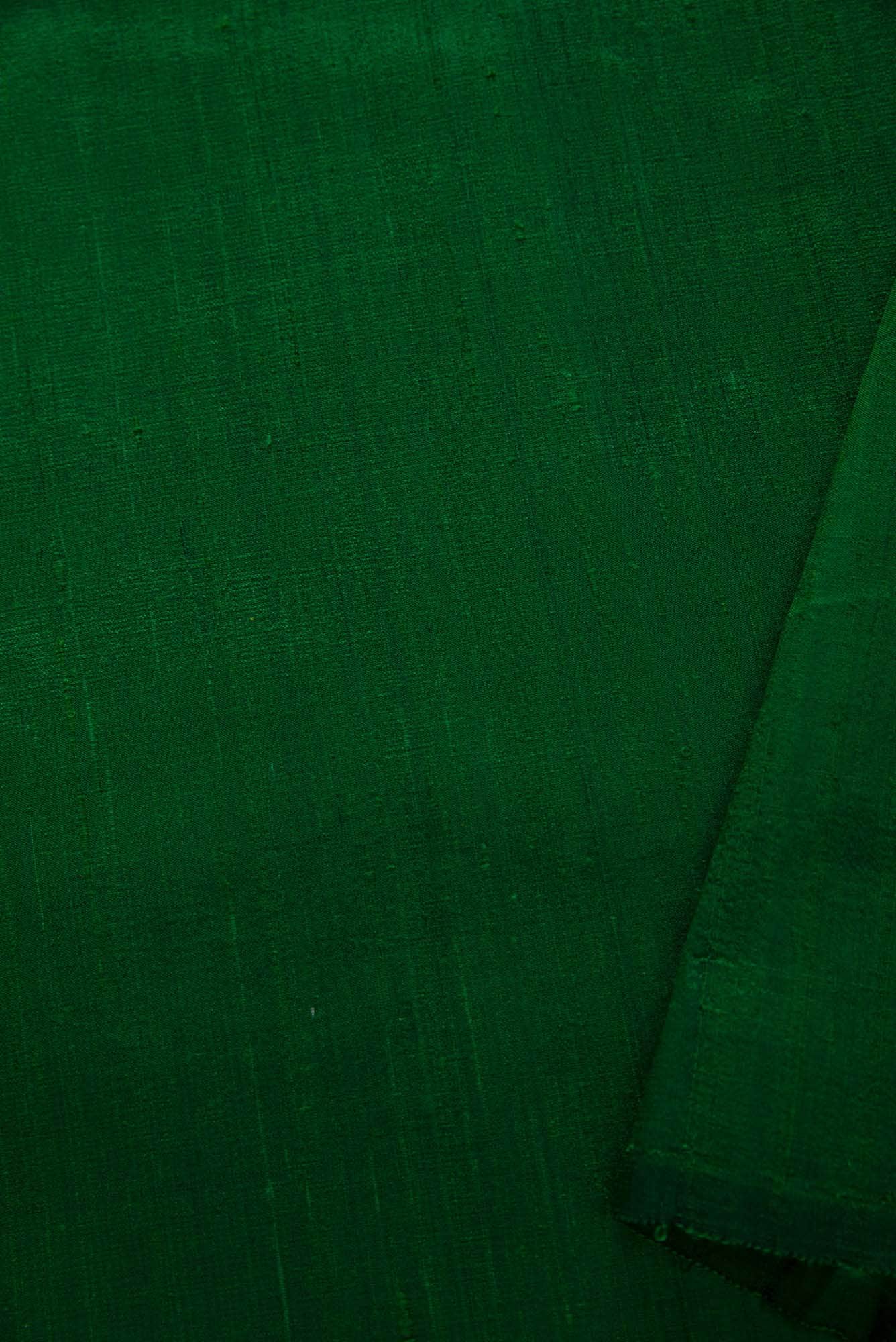 Green Raw Silk Dress Material