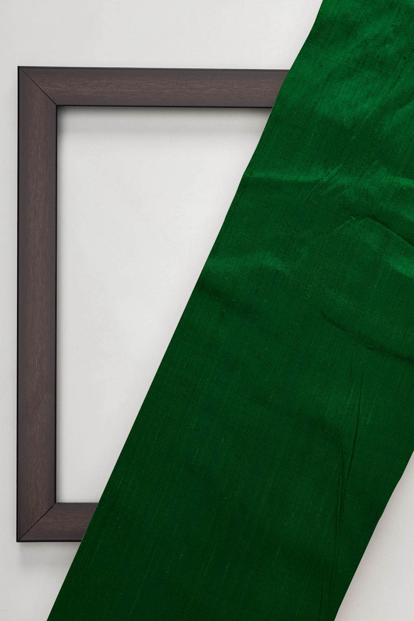 Green Raw Silk Dress Material