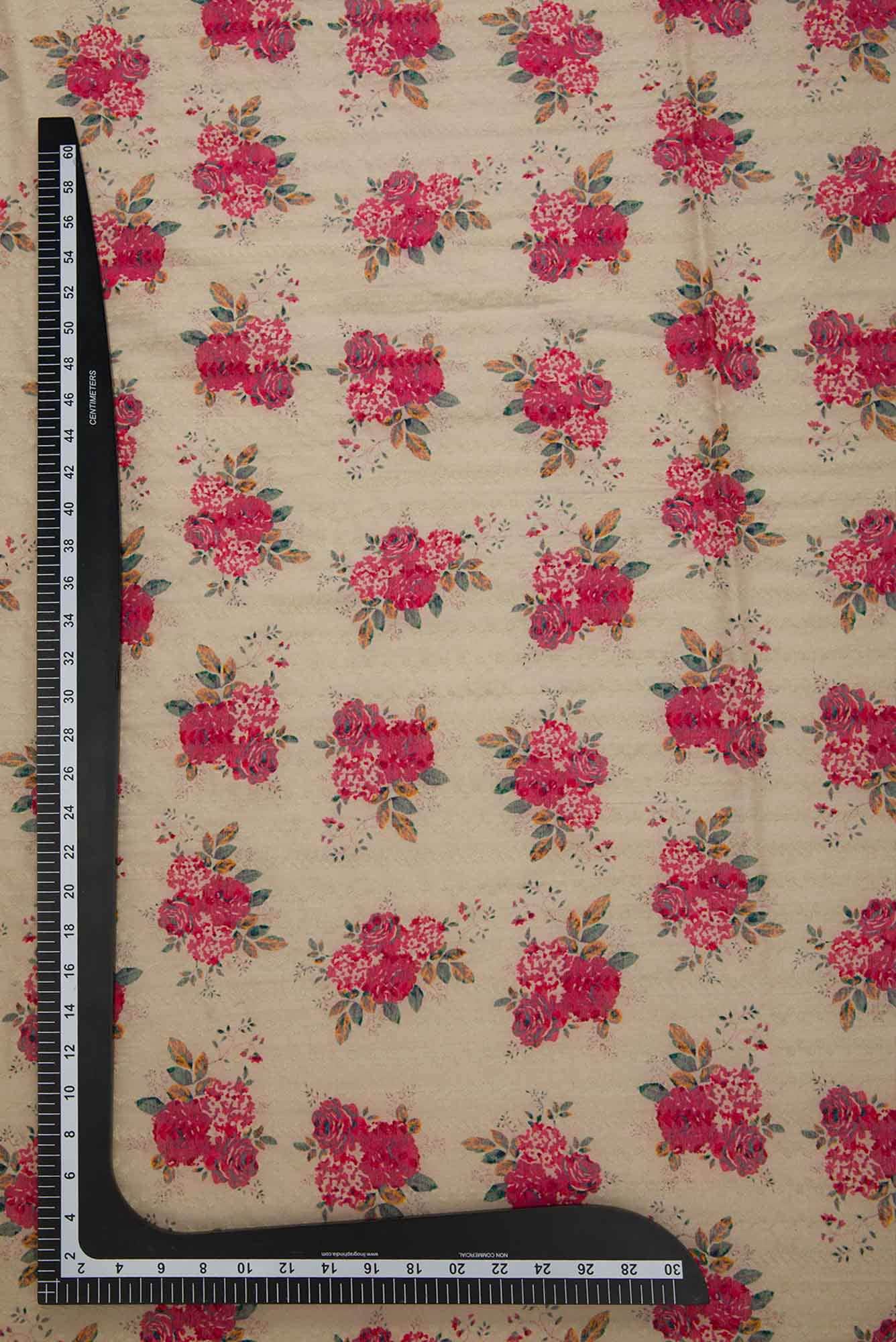 Sandal Chanderi Silk Dress Material