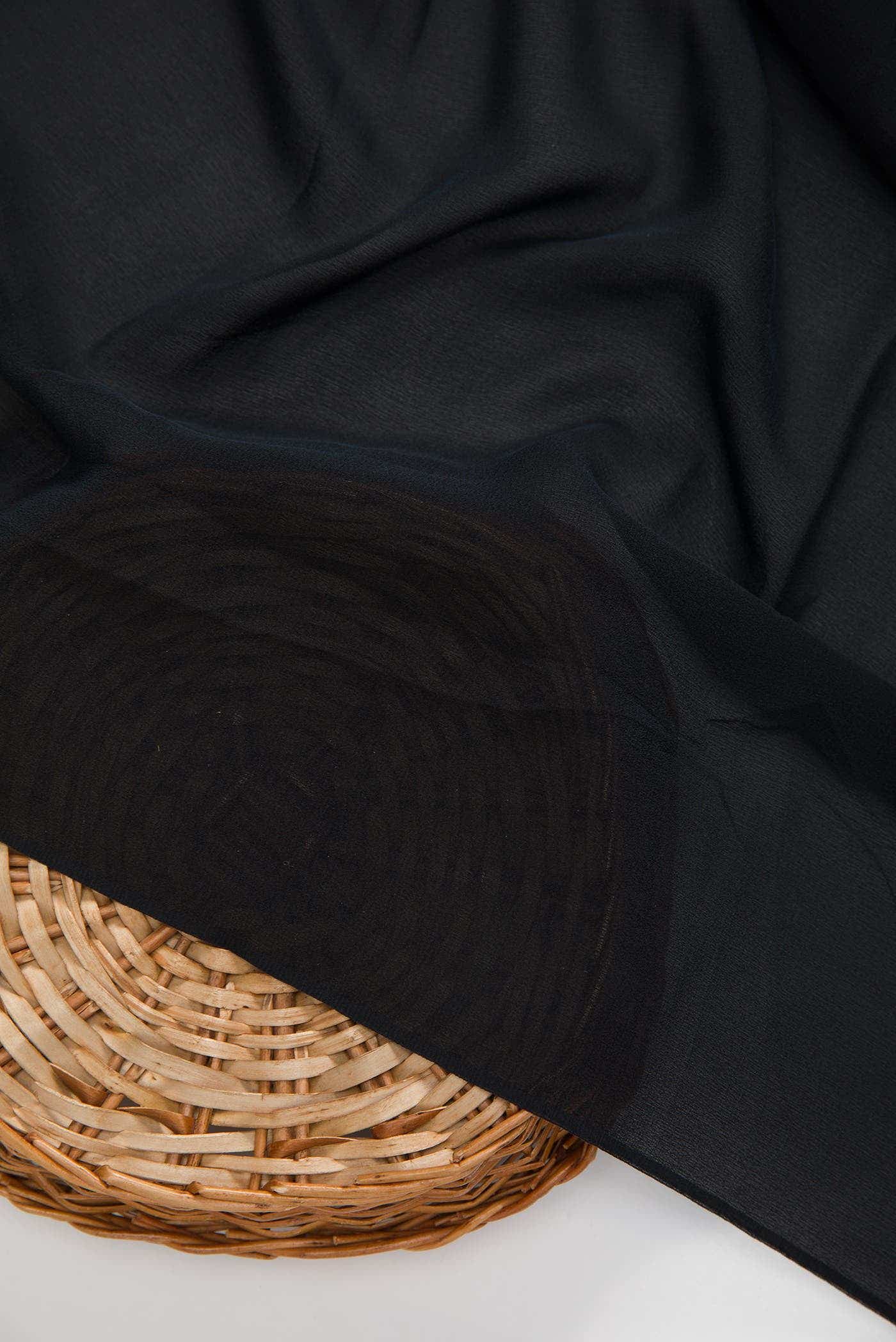Black Georgette Dress Material