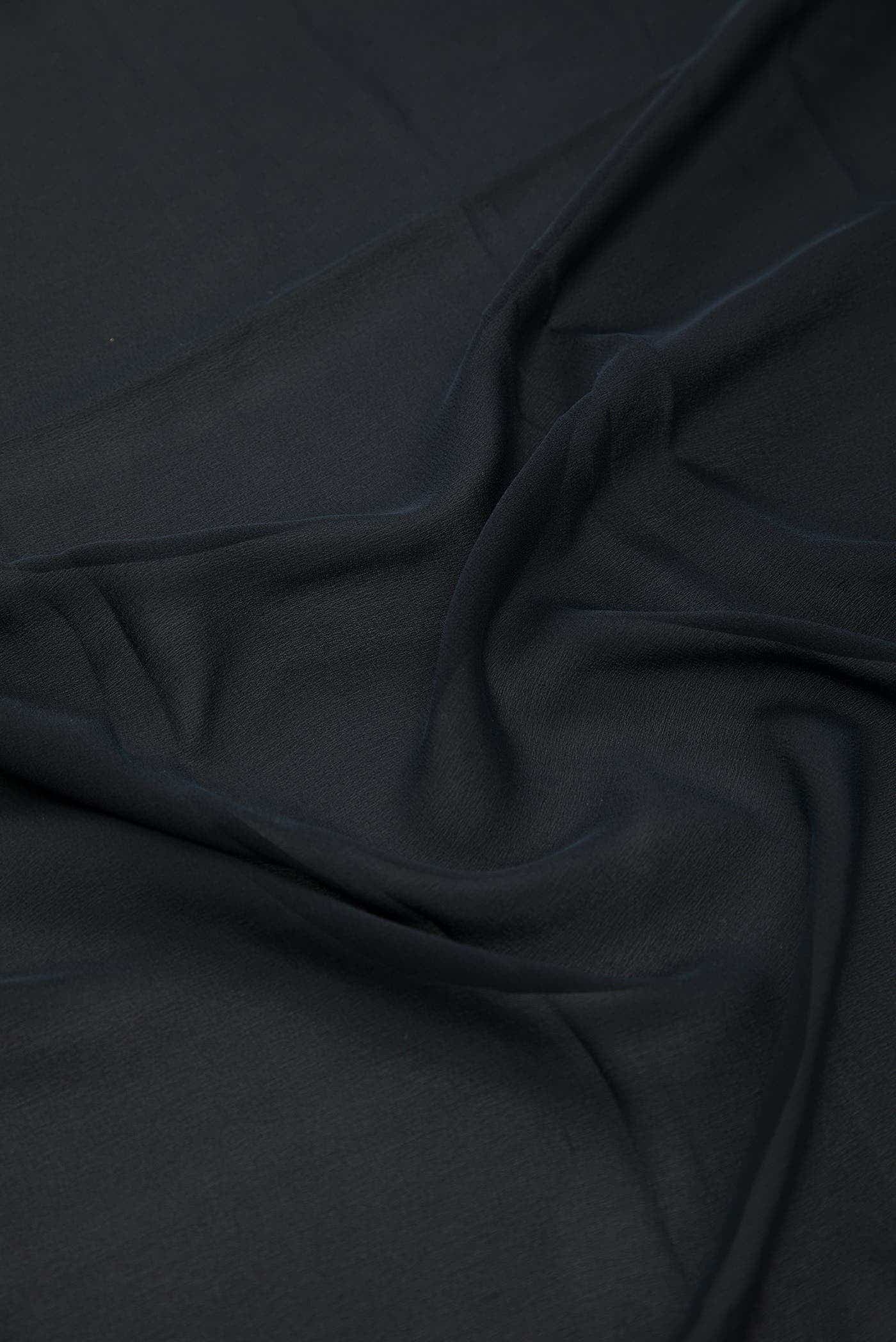 Black Georgette Dress Material