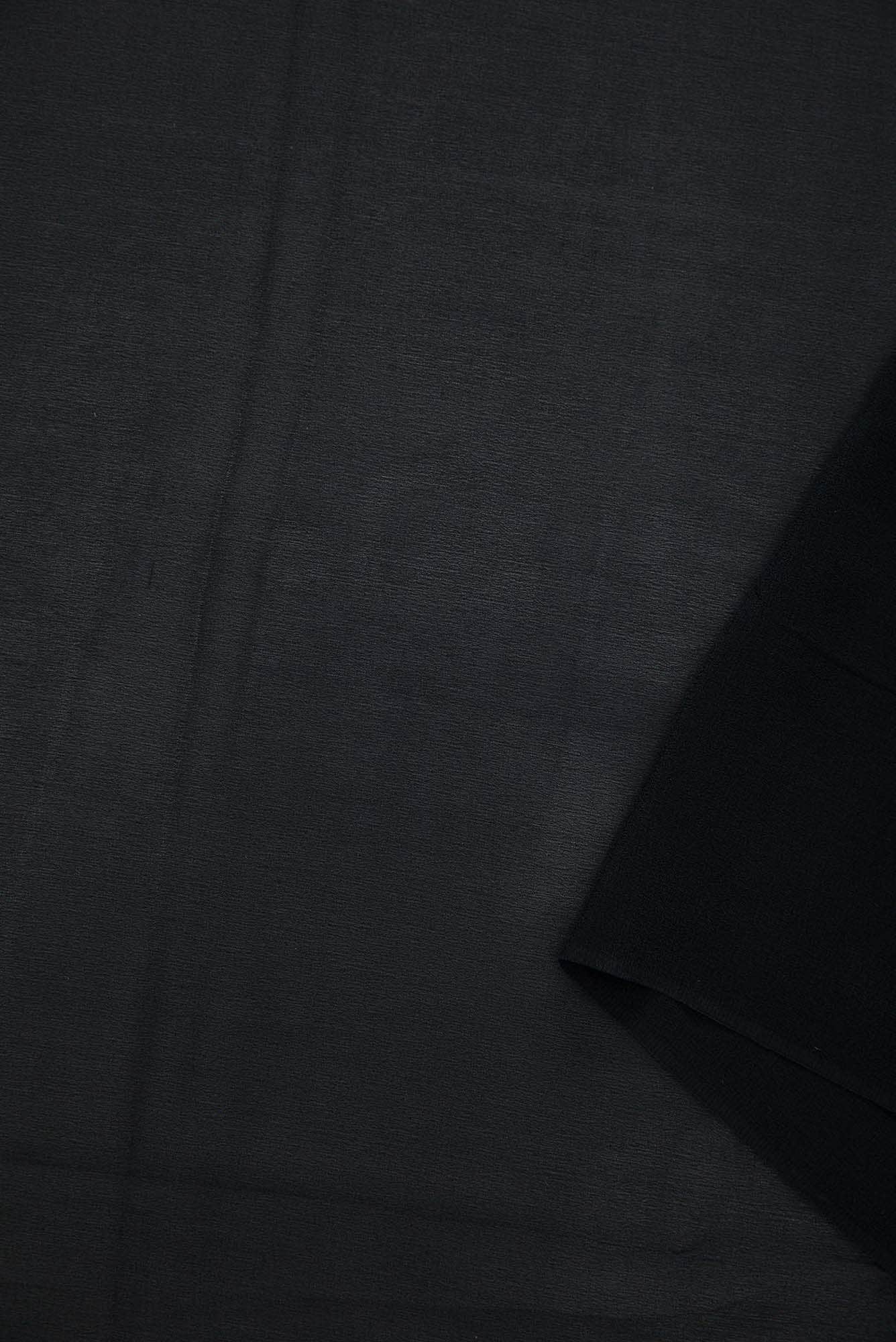 Black Georgette Dress Material