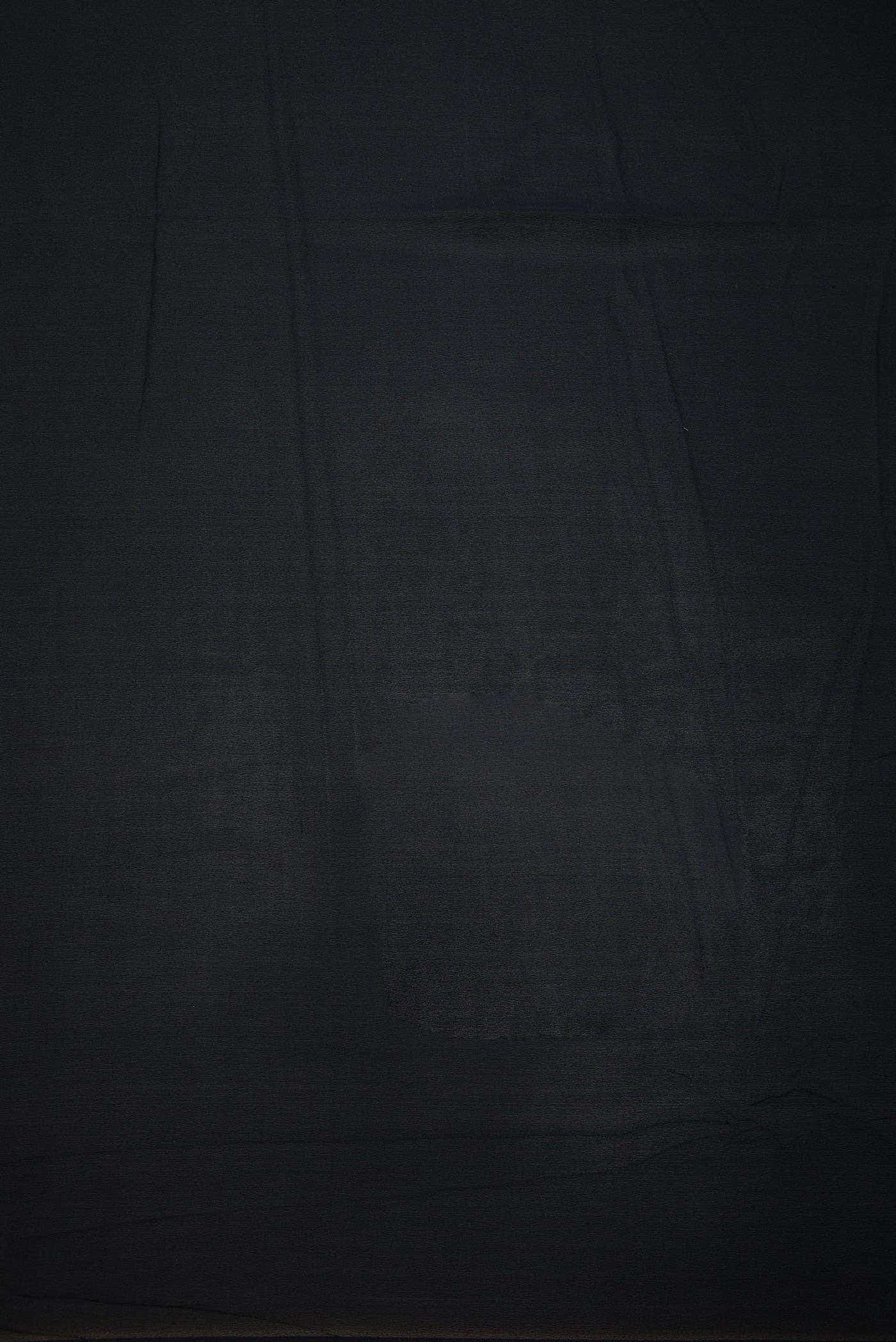 Black Georgette Dress Material