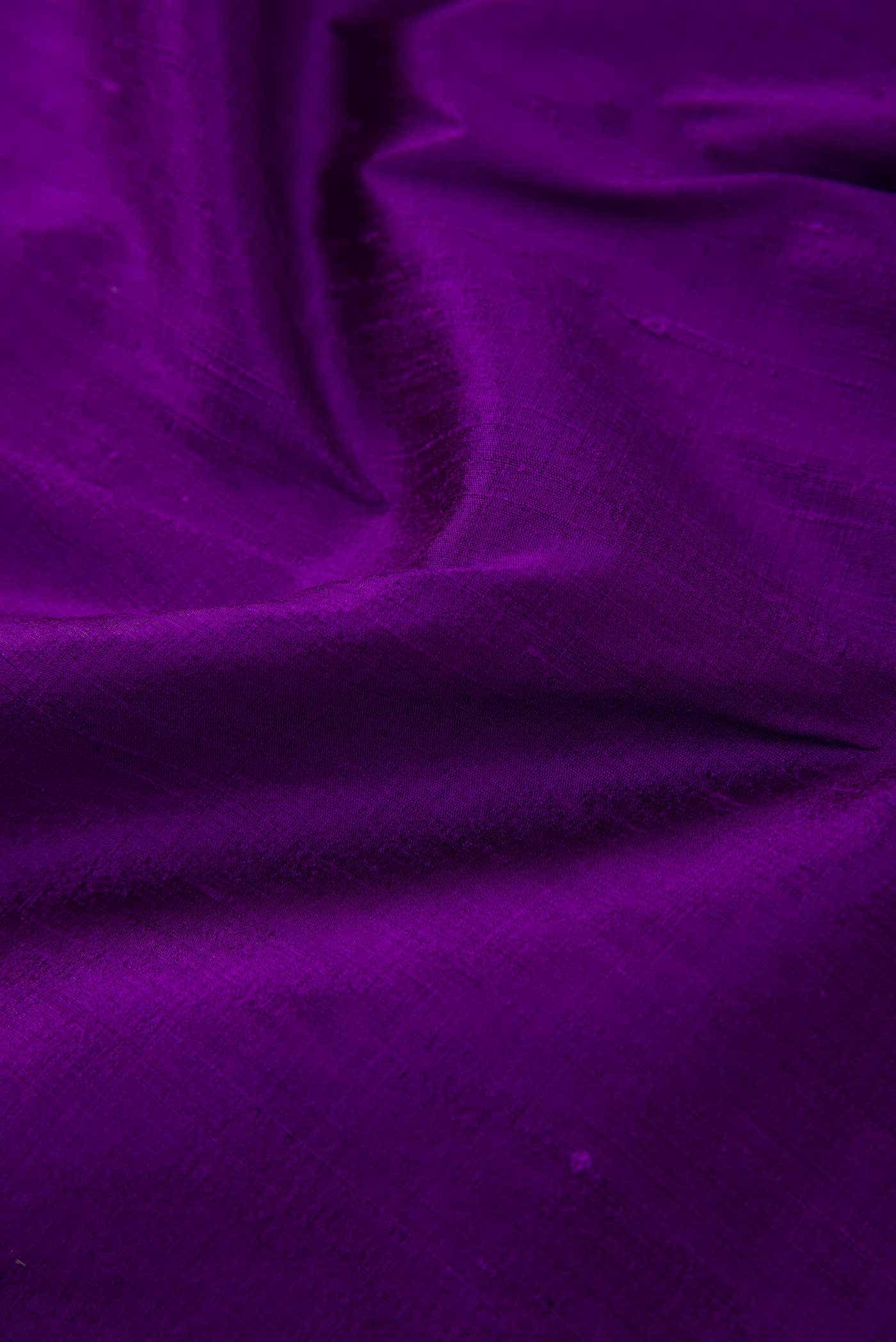 Violet Raw Silk Dress Material