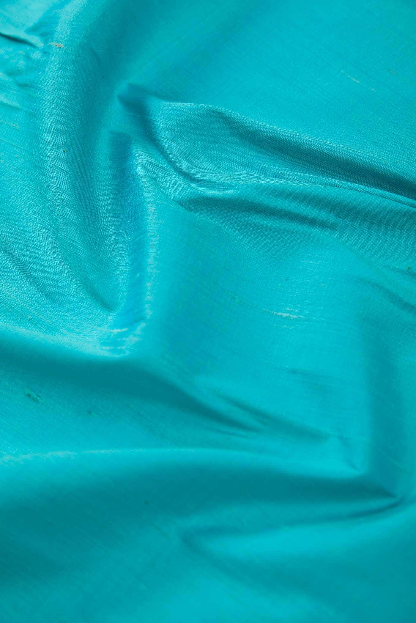 Sky Blue Raw Silk Dress Material