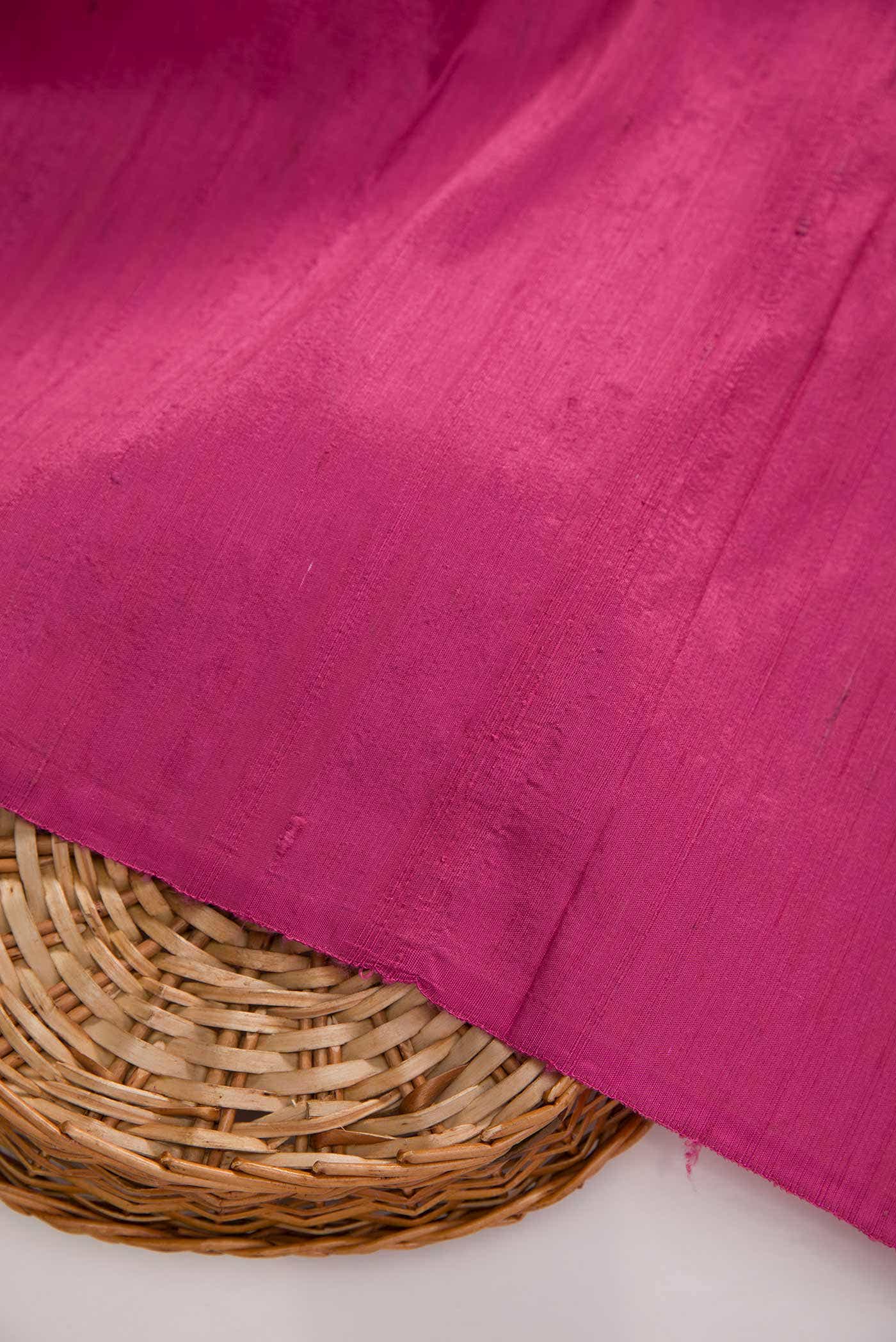 Pink Raw Silk Dress Material