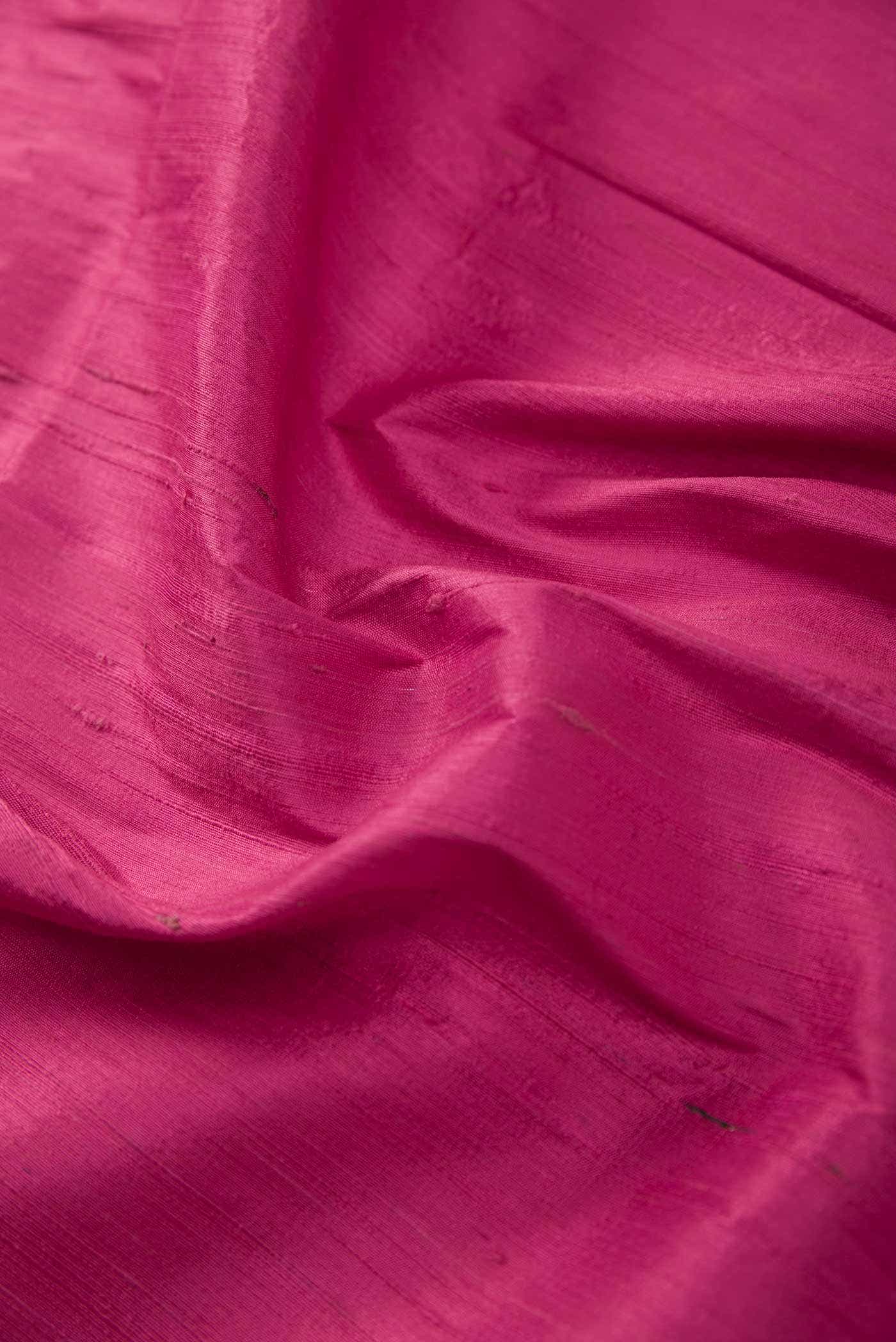 Pink Raw Silk Dress Material