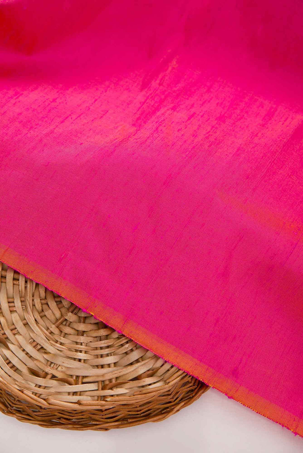Pink Raw Silk Dress Material