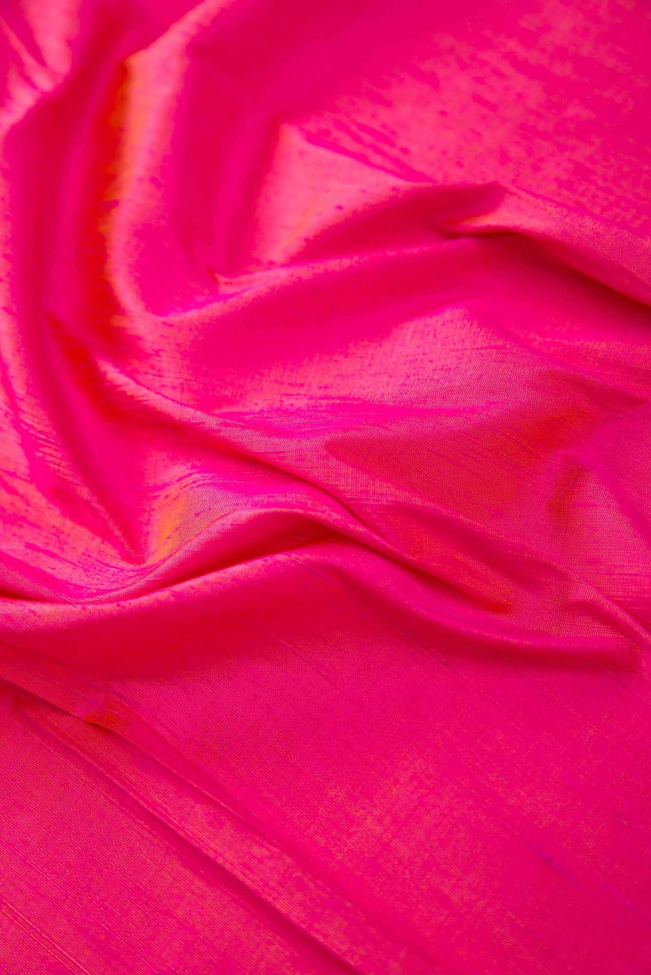 Pink Raw Silk Dress Material