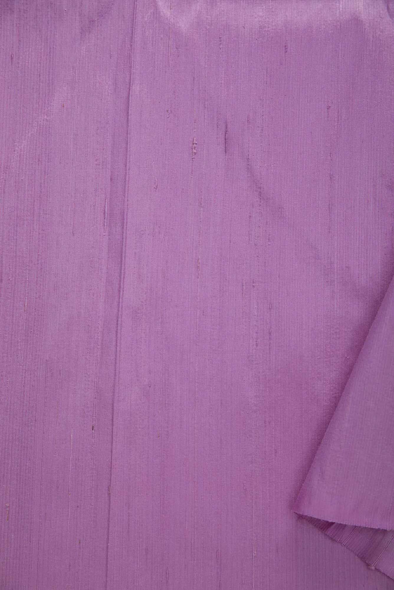 Lavender Raw Silk Dress Material