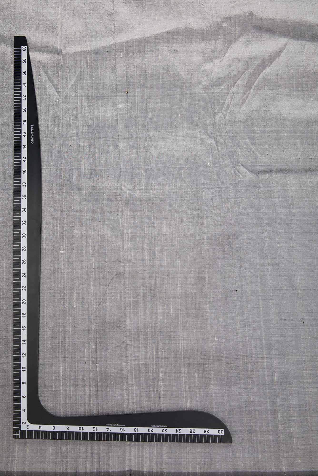 Grey Raw Silk Dress Material