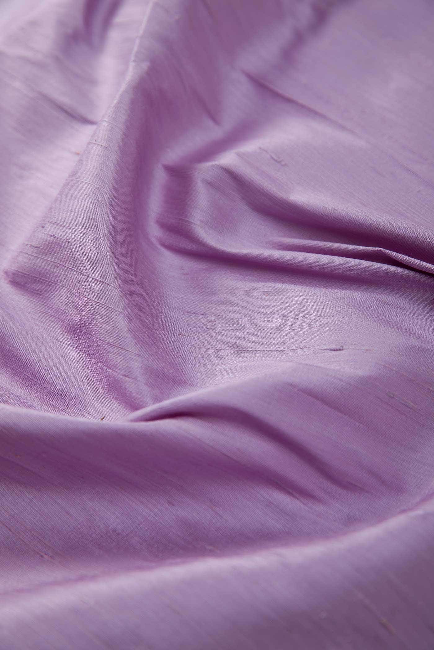Lavender Raw Silk Dress Material