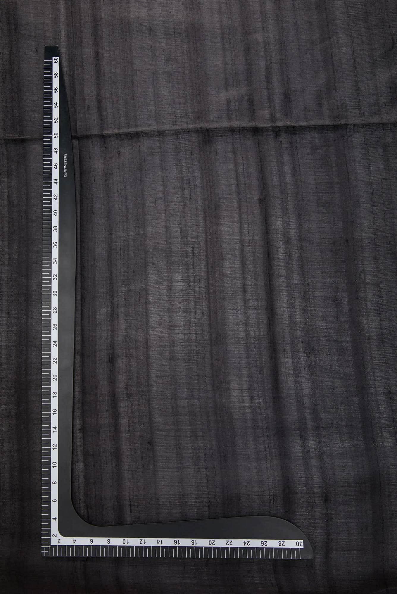 Black Tussar Silk Dress Material