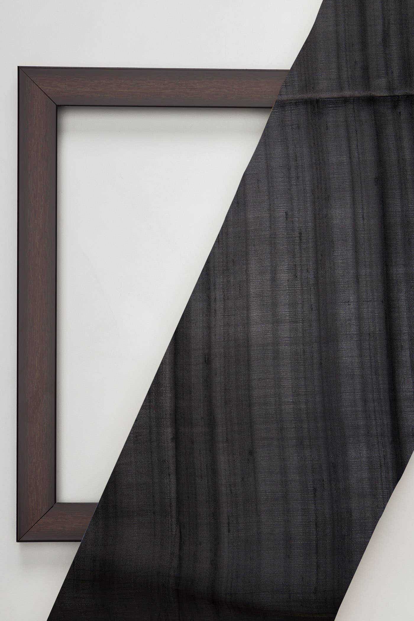 Black Tussar Silk Dress Material