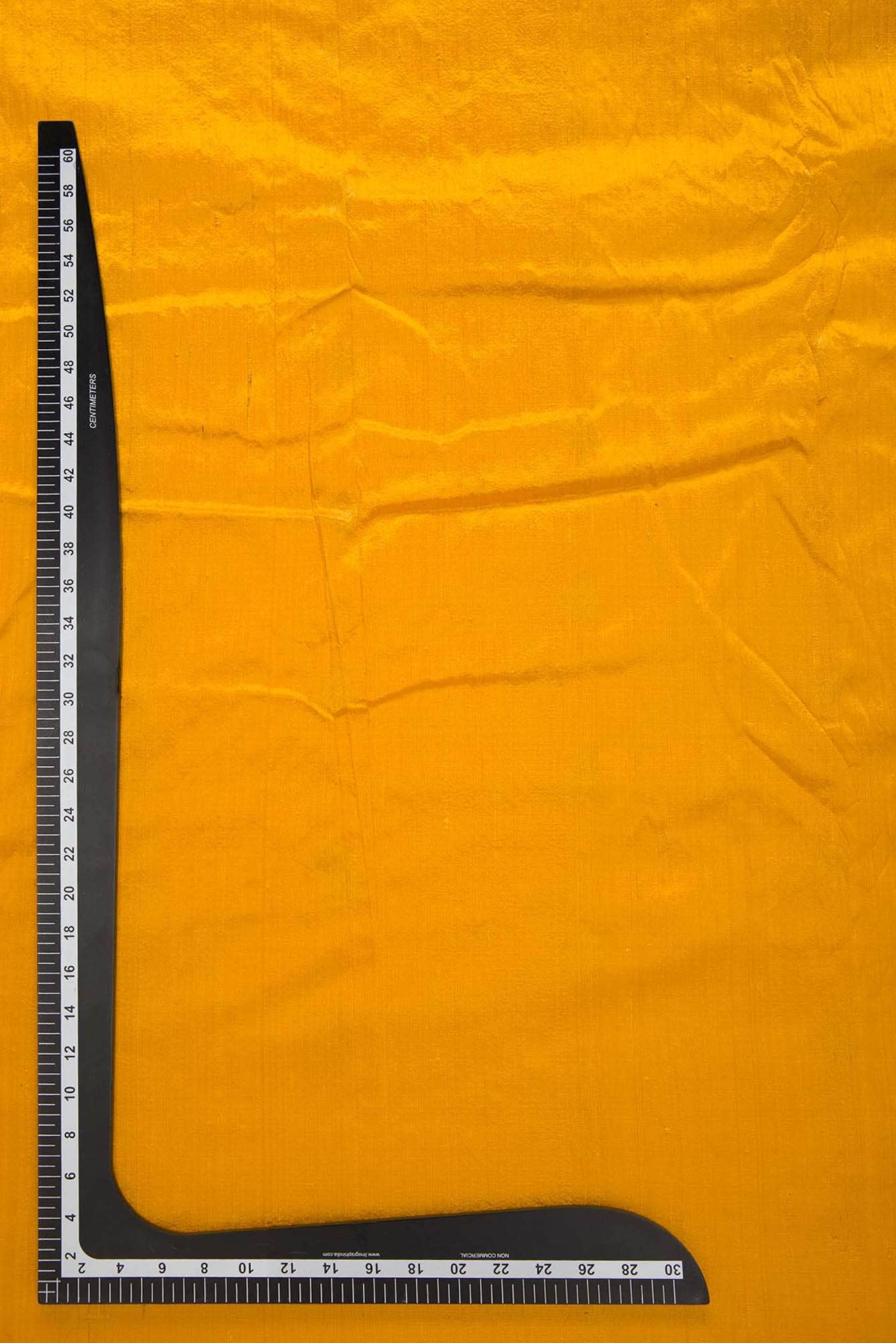 Yellow Raw Silk Dress Material
