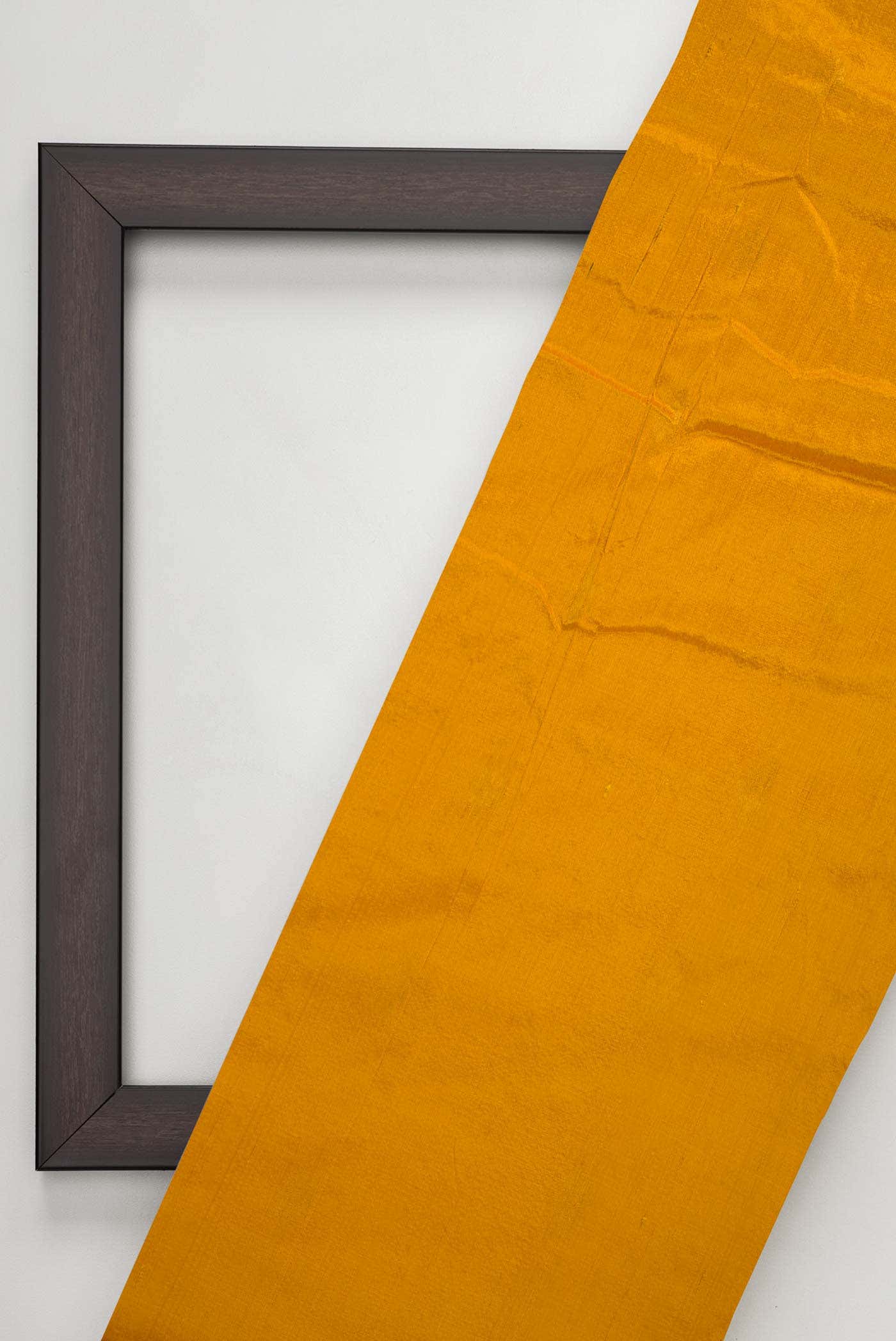 Yellow Raw Silk Dress Material