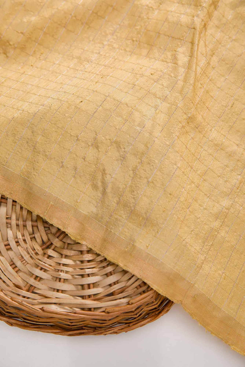 Sandal Raw Silk Dress Material
