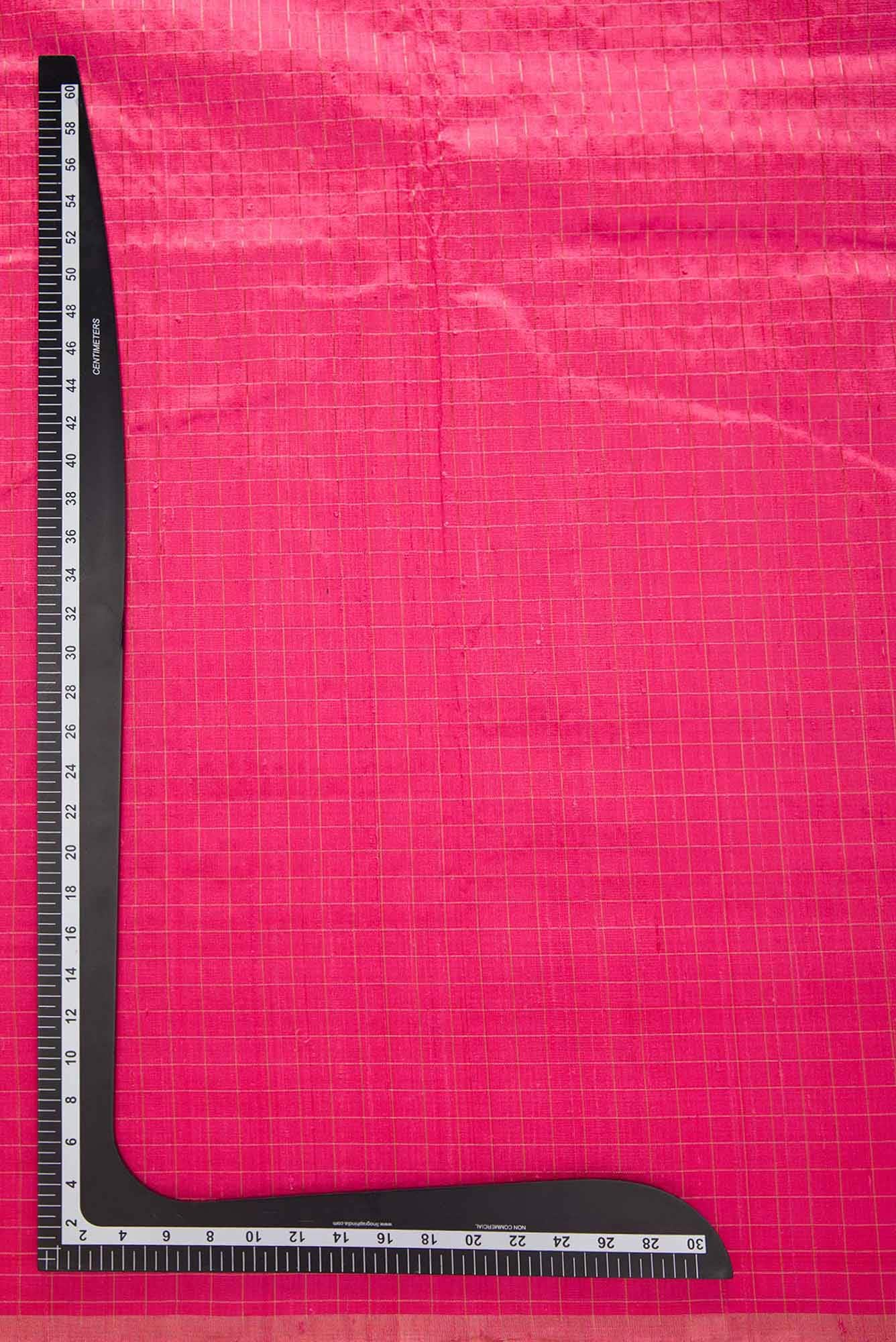 Pink Raw Silk Dress Material