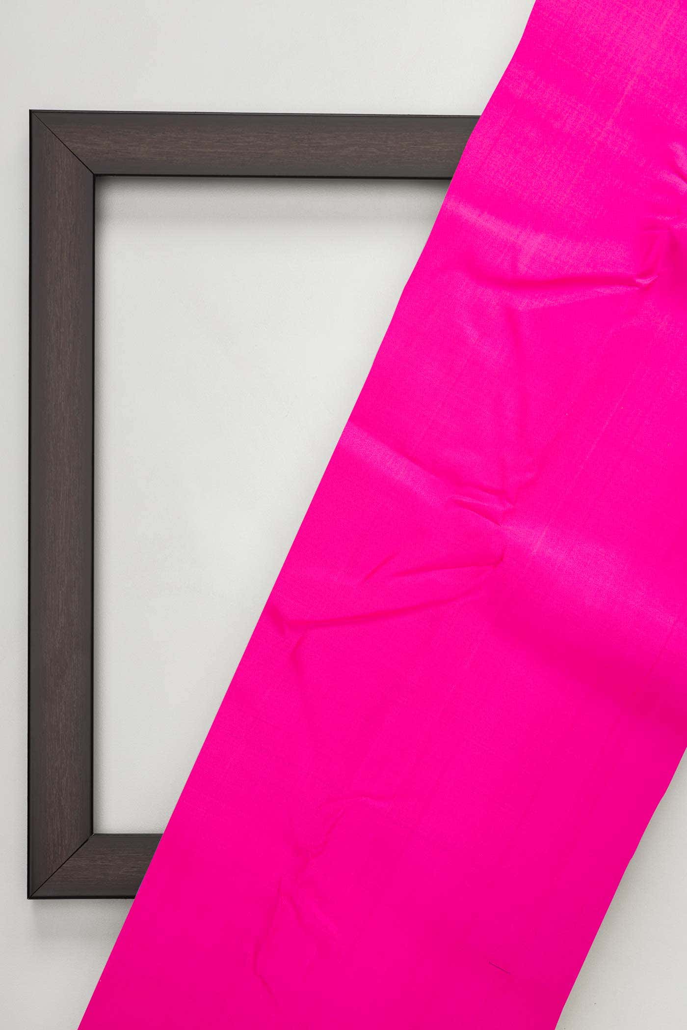 Pink Kanchipuram Silk Dress Material