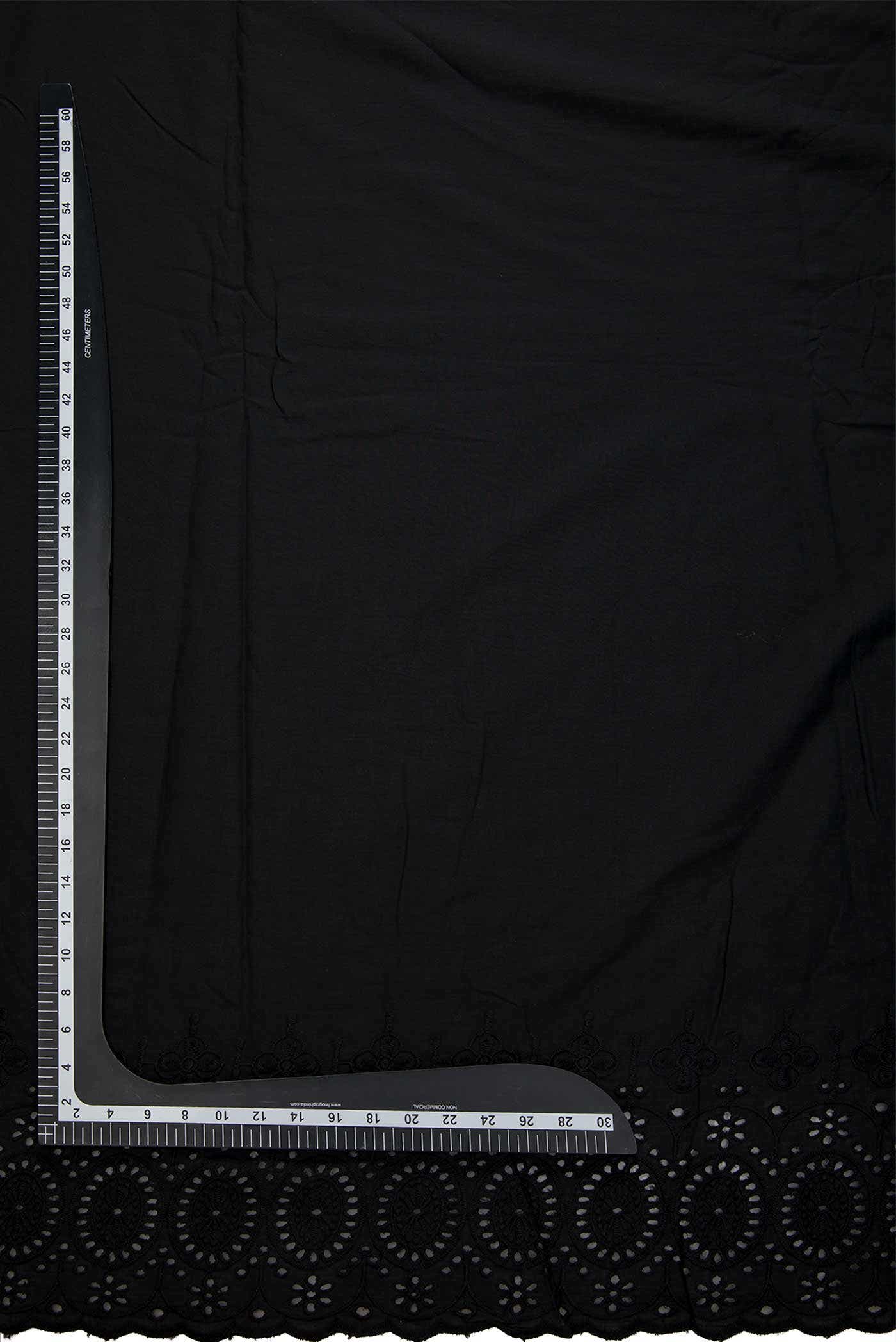Black Cotton Dress Material