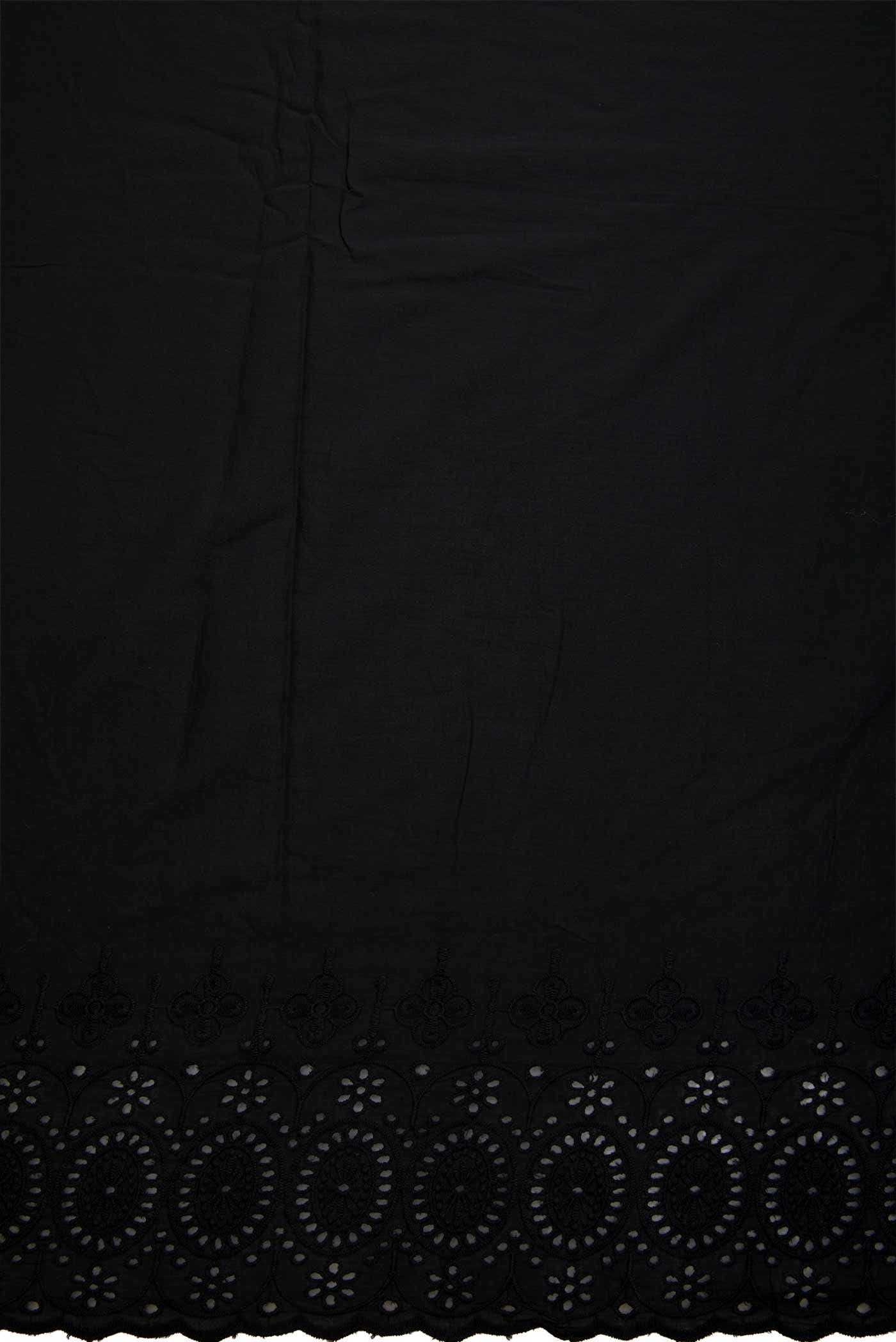 Black Cotton Dress Material