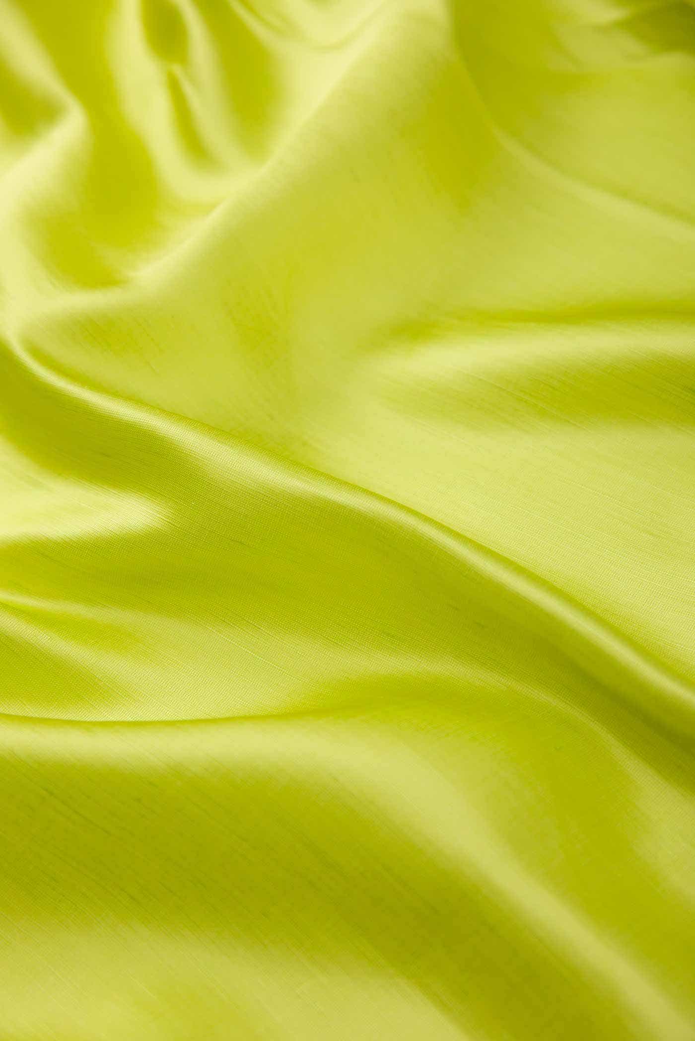 Pista Green Satin Silk Dress Material