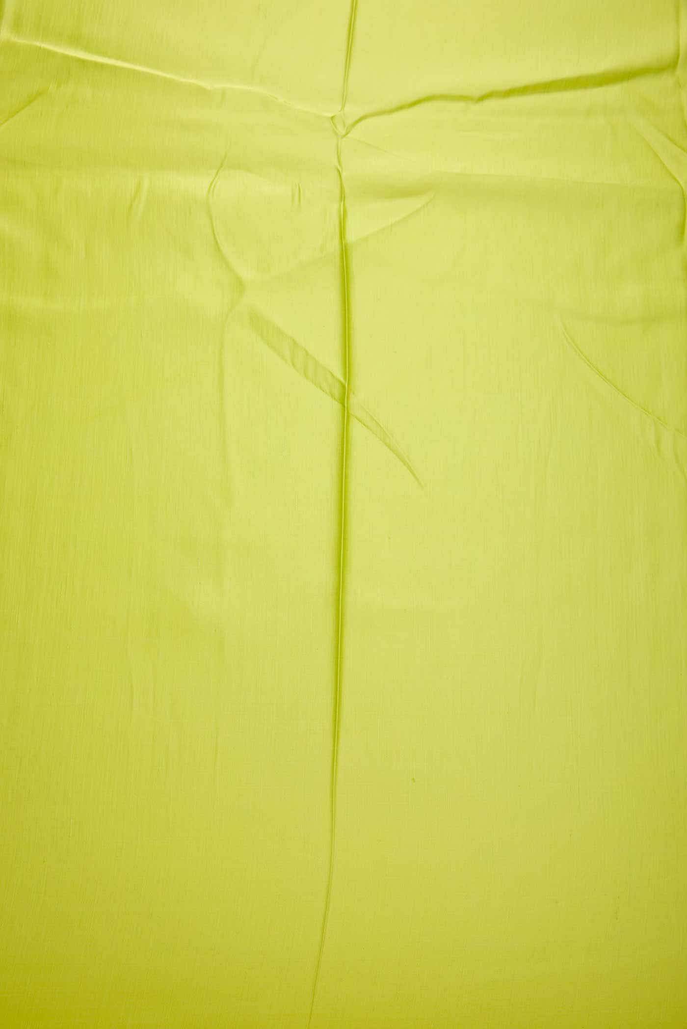 Pista Green Satin Silk Dress Material