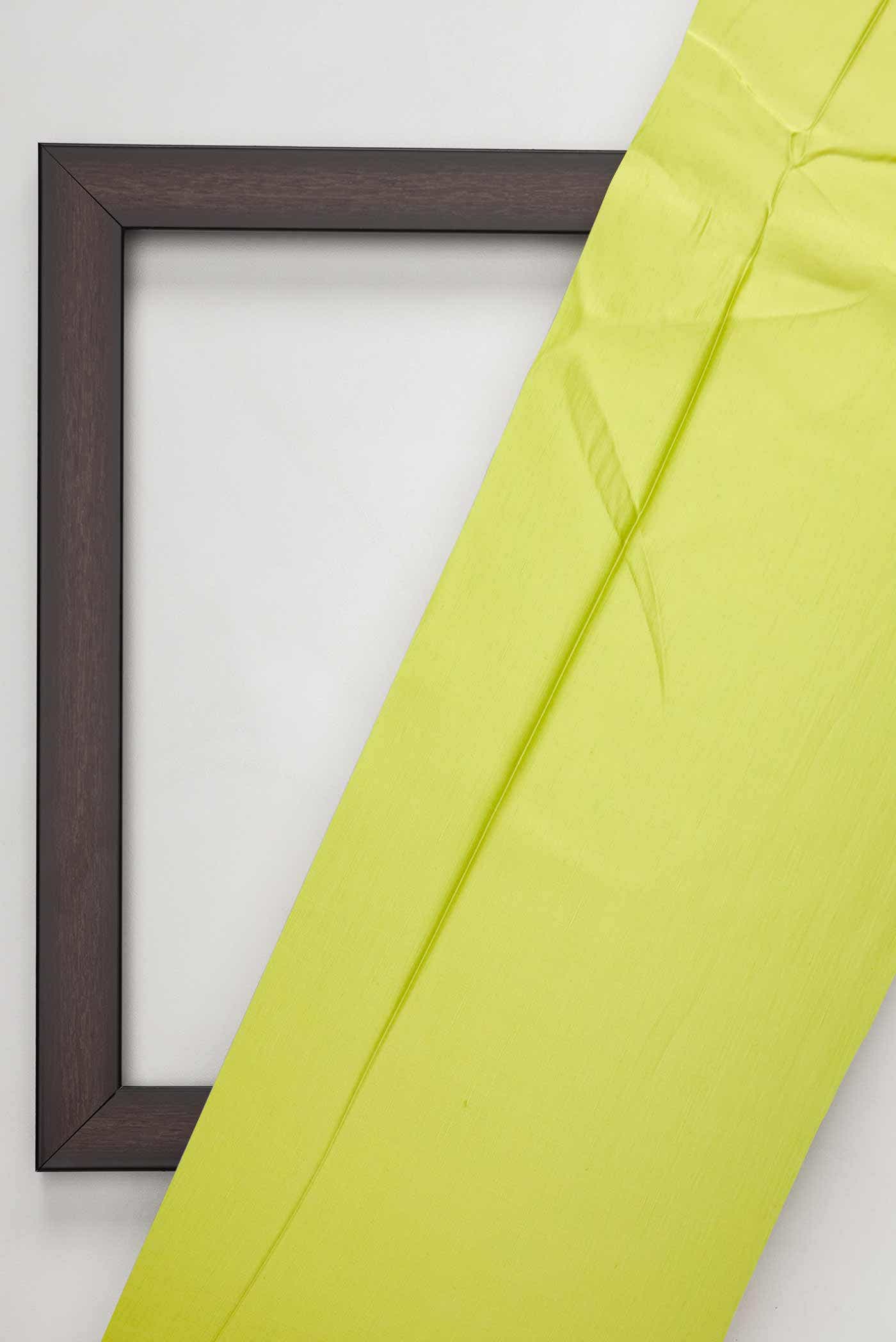Pista Green Satin Silk Dress Material