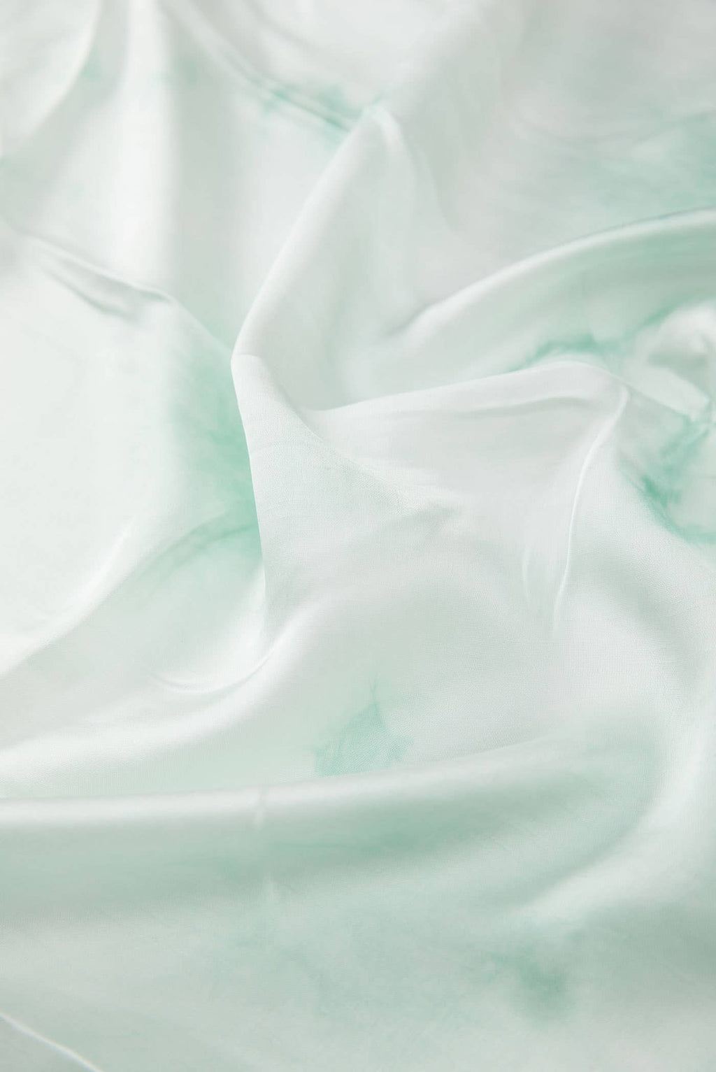 Green and Off White Linen Dress Material