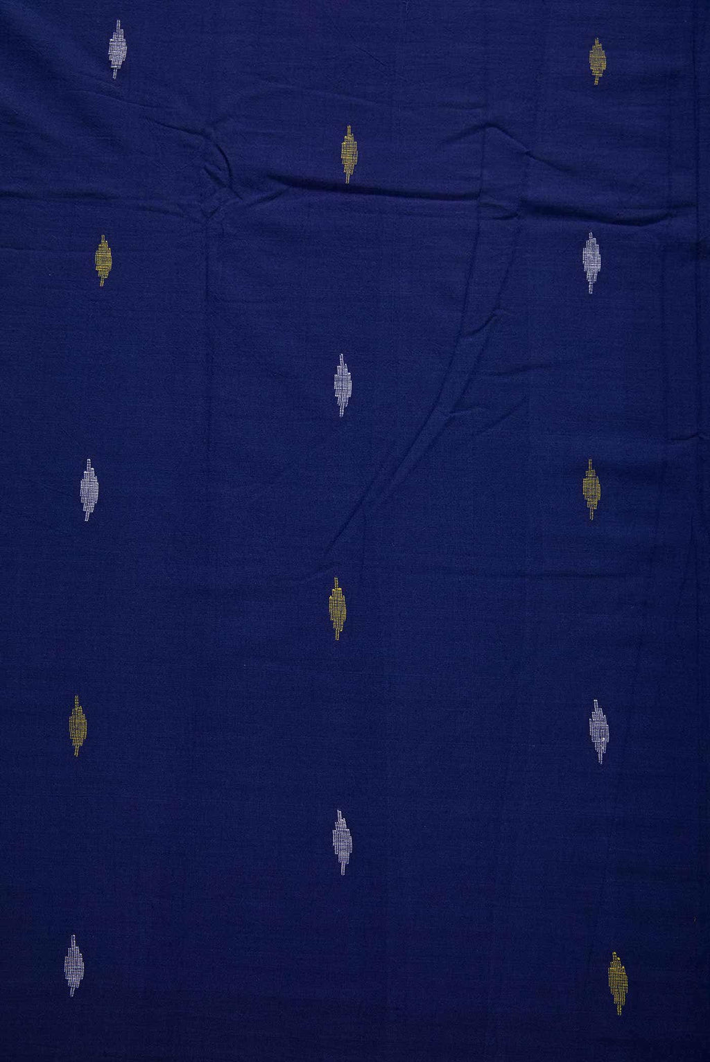 Navy Blue Cotton Dress Material